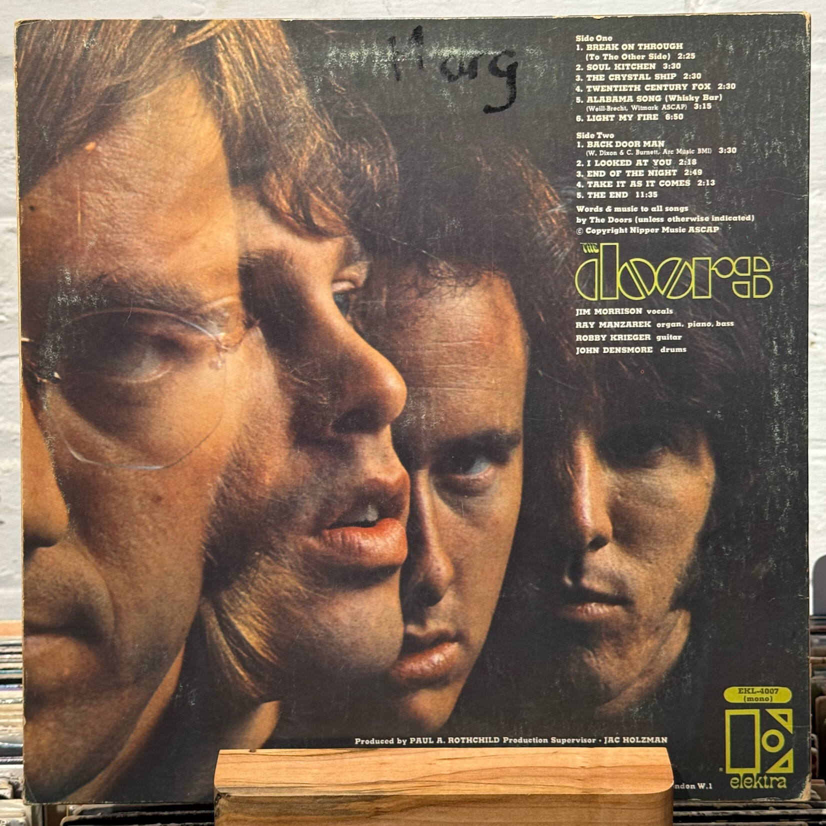[Kollectible Vinyl] Doors: The Doors (1967, USA, Tan Elektra, Mono, VG) [ELEKTRA]