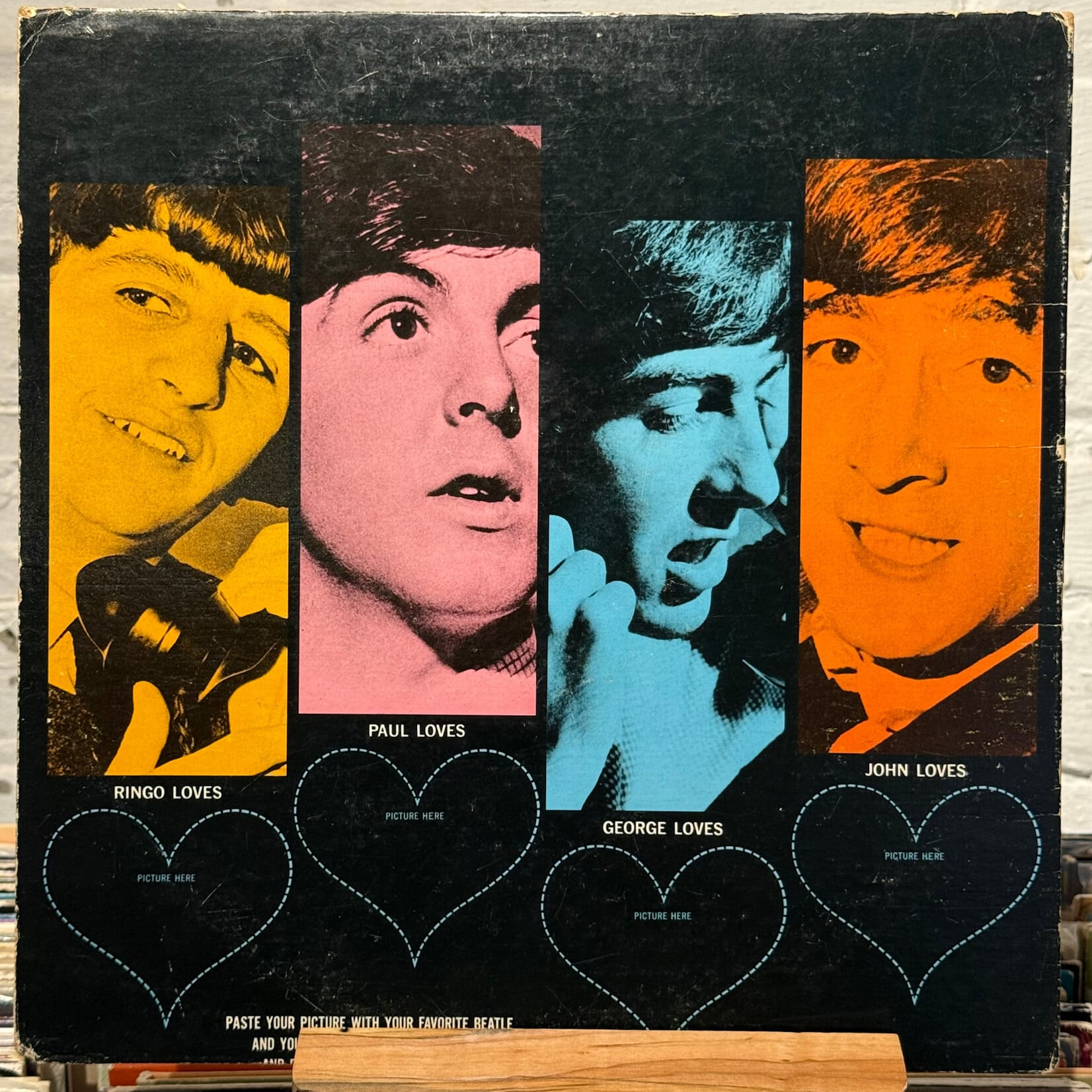 [Kollectible Vinyl] Beatles: Songs, Pictures And Stories Of The Fabulous Beatles (1964, USA, 3/4 Foldout, G+) [VEE JAY]