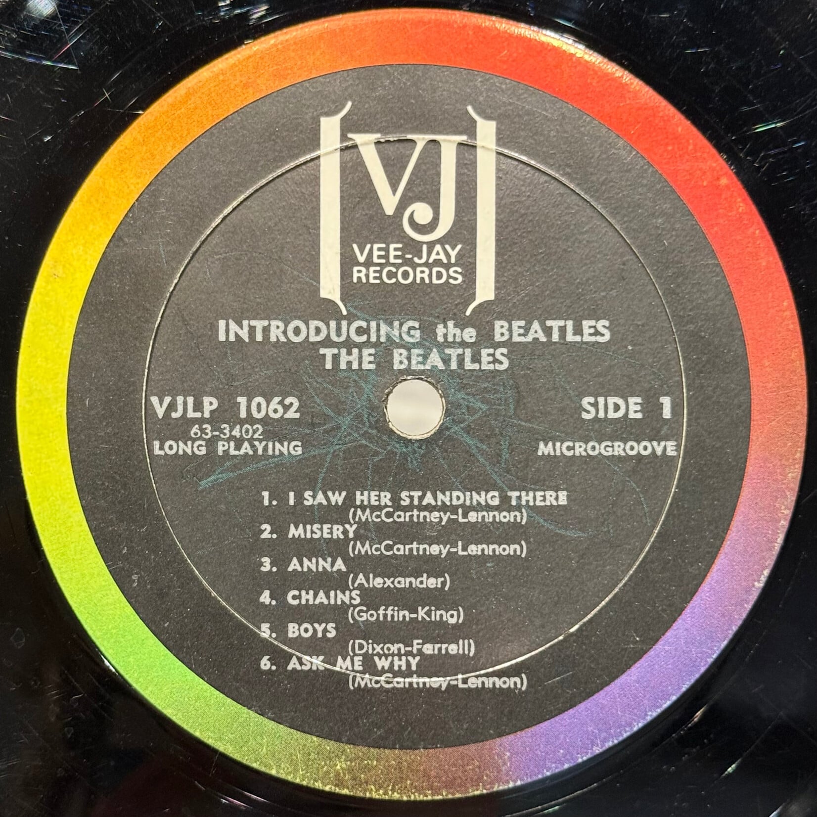 [Kollectible Vinyl] Beatles: Songs, Pictures And Stories Of The Fabulous Beatles (1964, USA, 3/4 Foldout, G+) [VEE JAY]
