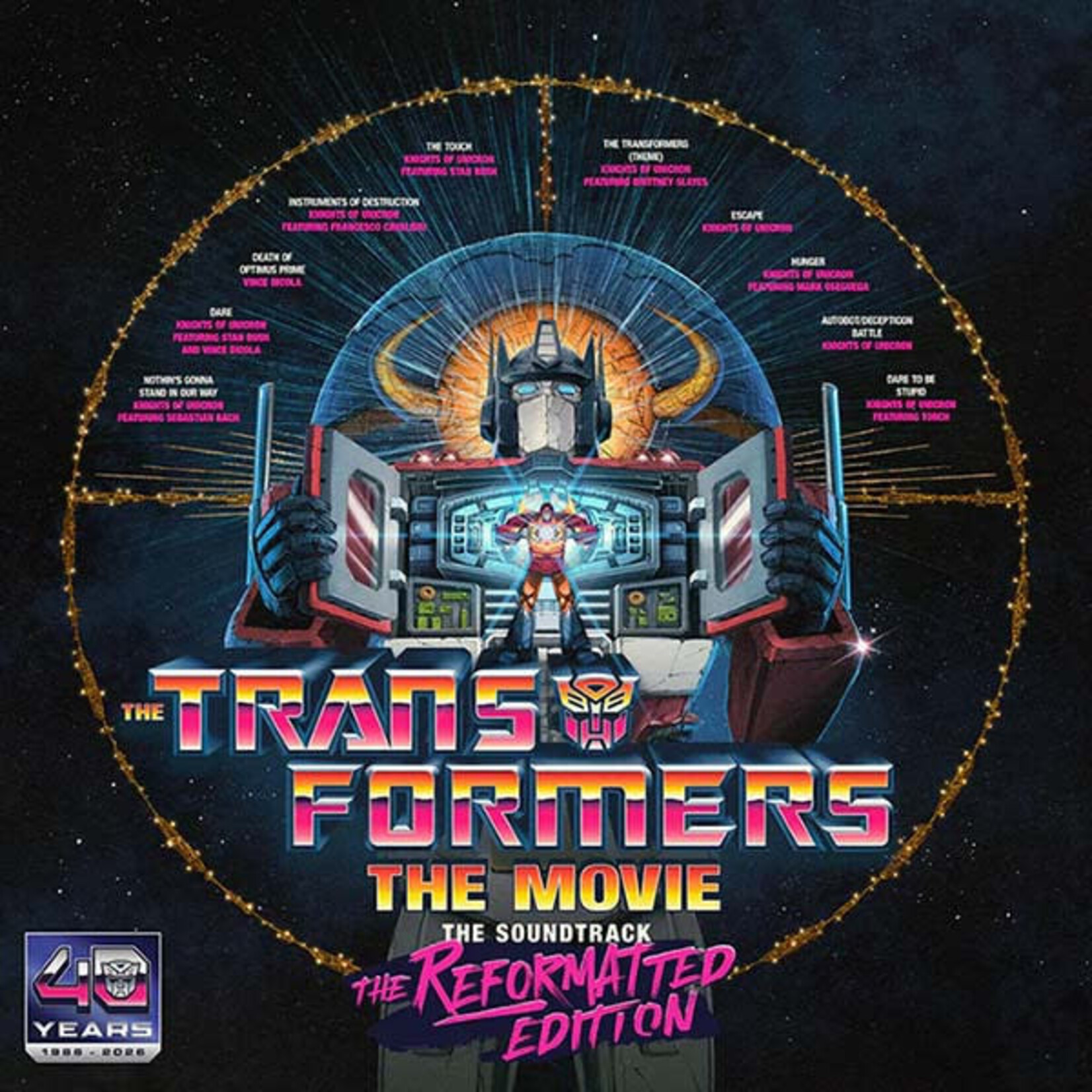[New Vinyl] Transformers: The Movie, The Soundtrack, The Reformatted Edition (Energon Pink Vinyl) [VINYL LONGPLAY/ REIGNING PHOENIX MUSIC AMERICA/ LLC]