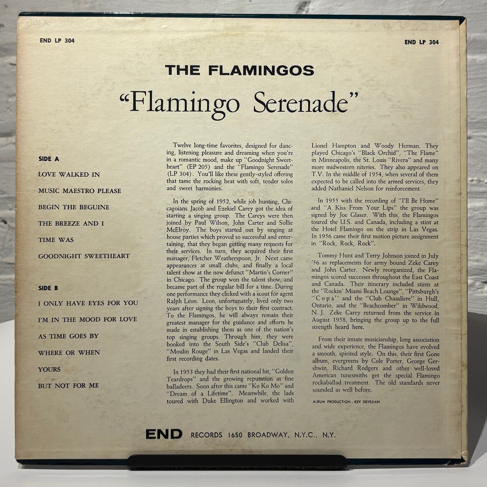 [Kollectible Vinyl] Flamingos: Flamingo Serenade (1959, USA, Doo Wop, VG) [END]