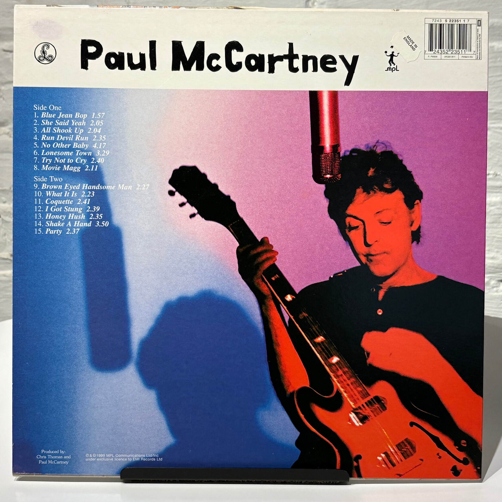 [Kollectible Vinyl] McCartney, Paul: Run Devil Run (1999, Europe, w/ Inners, Ex) [PARLOPHONE]