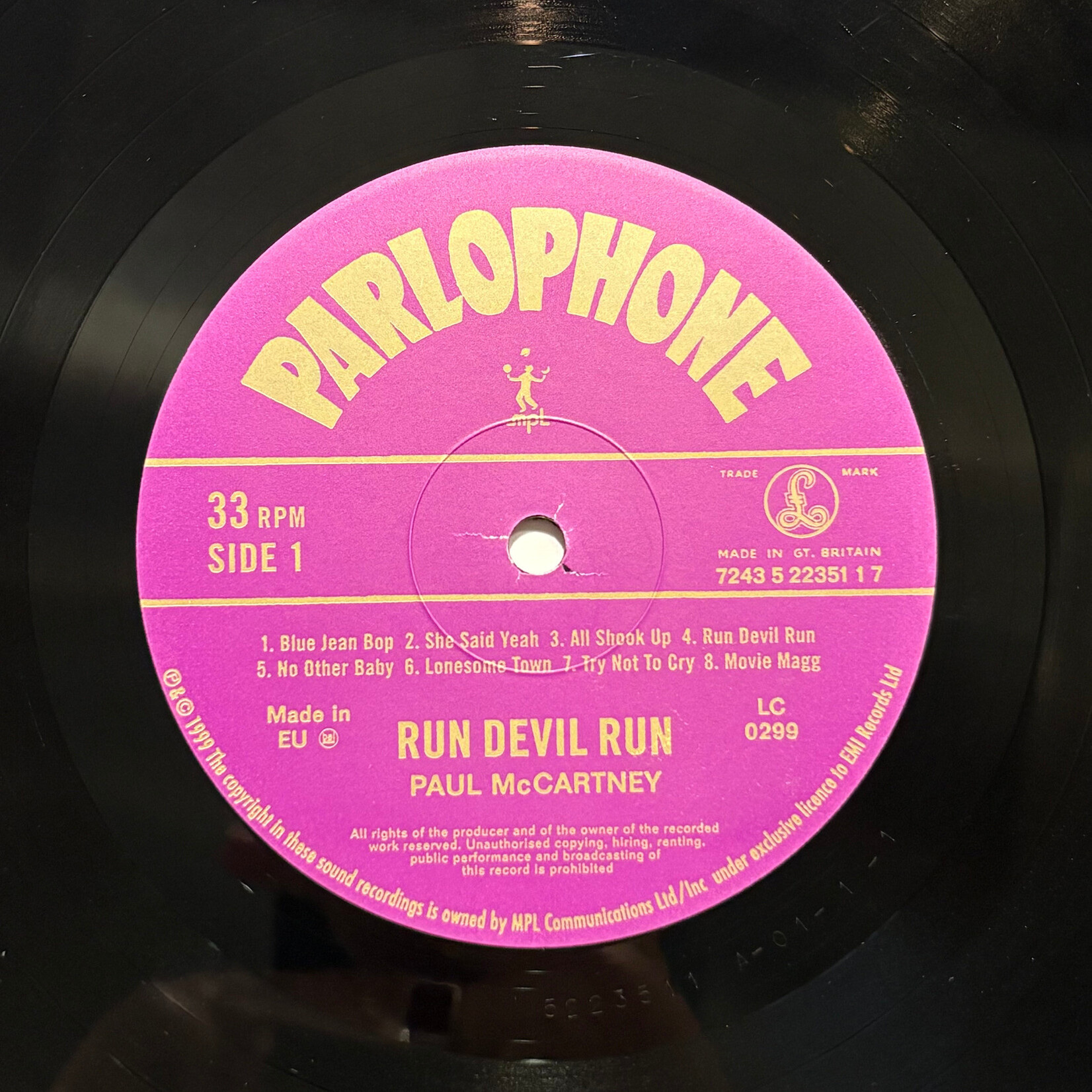 [Kollectible Vinyl] McCartney, Paul: Run Devil Run (1999, Europe, w/ Inners, Ex) [PARLOPHONE]