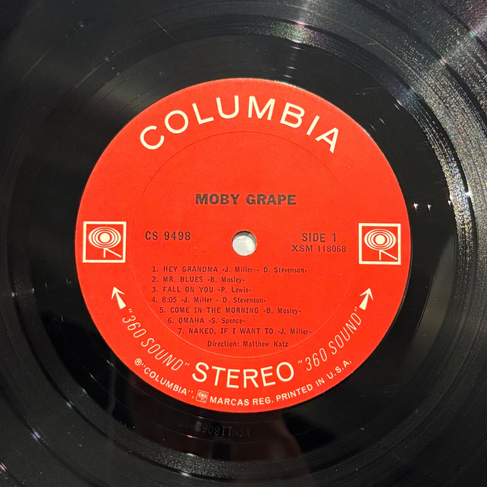 [Kollectible Vinyl] Moby Grape: Moby Grape (1967, USA, Uncensored Cover, VG) [COLUMBIA]