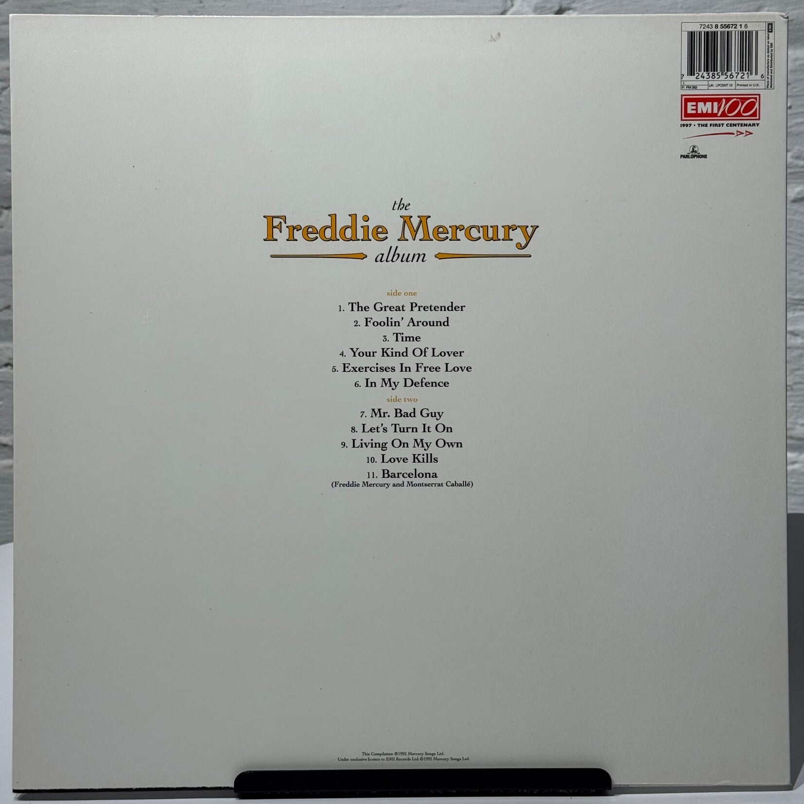 [Kollectible Vinyl] Mercury, Freddie: The Freddie Mercury Album (1997, UK, 180g, Ex) [PARLOPHONE]