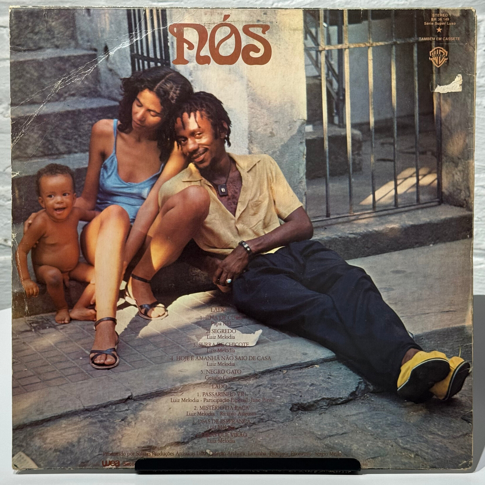 [Kollectible Vinyl] Melodia, Luiz: Nós (1980, Brasil, Disc VG+) [WARNER]