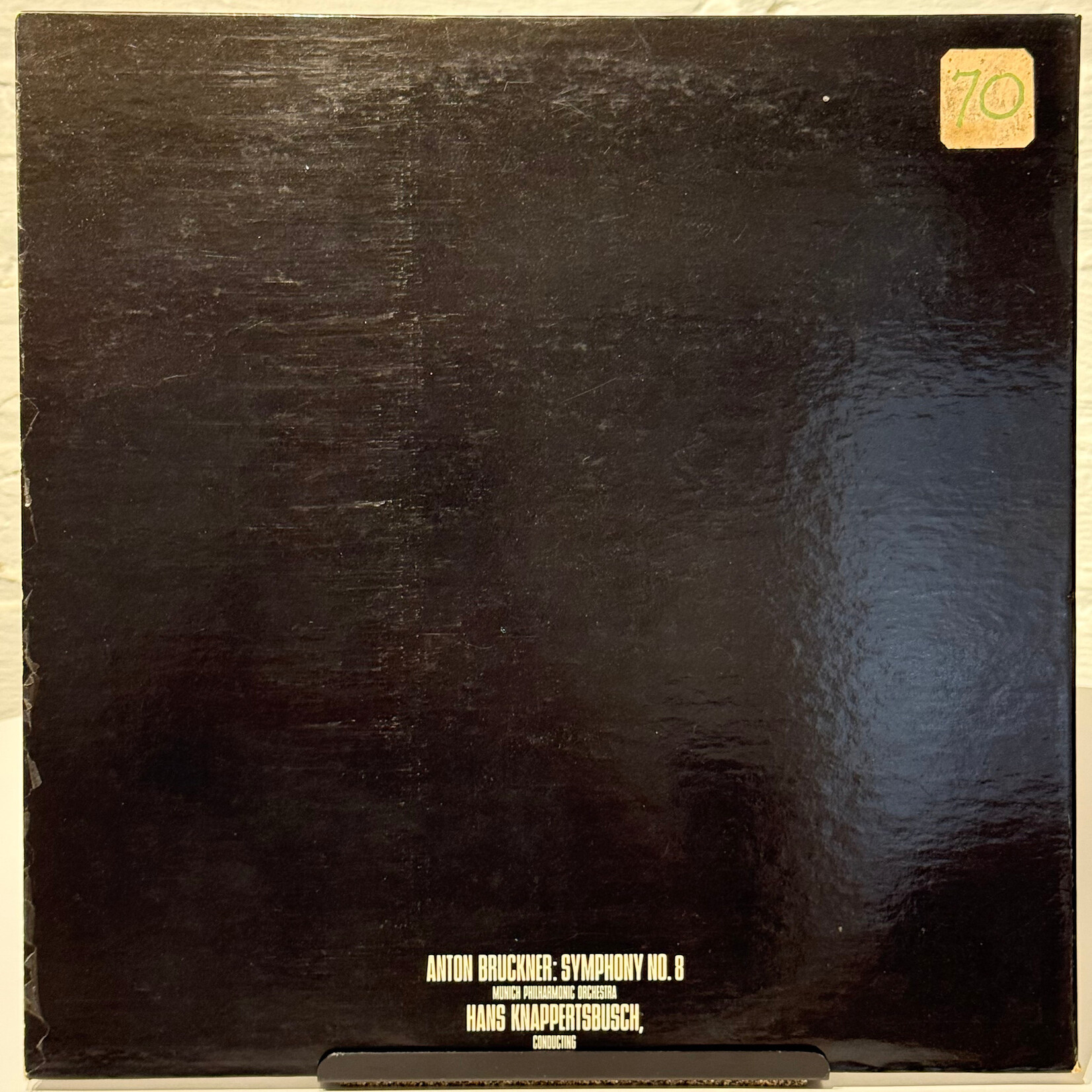 [Kollectible Vinyl] Bruckner, Anton, Munich Philharmonic Orchestra & Hans Knappertsbusch: Symphony No. 8 (1963, Canada, Early Stereo, VG+) [SPARTON/WESTMINSTER]