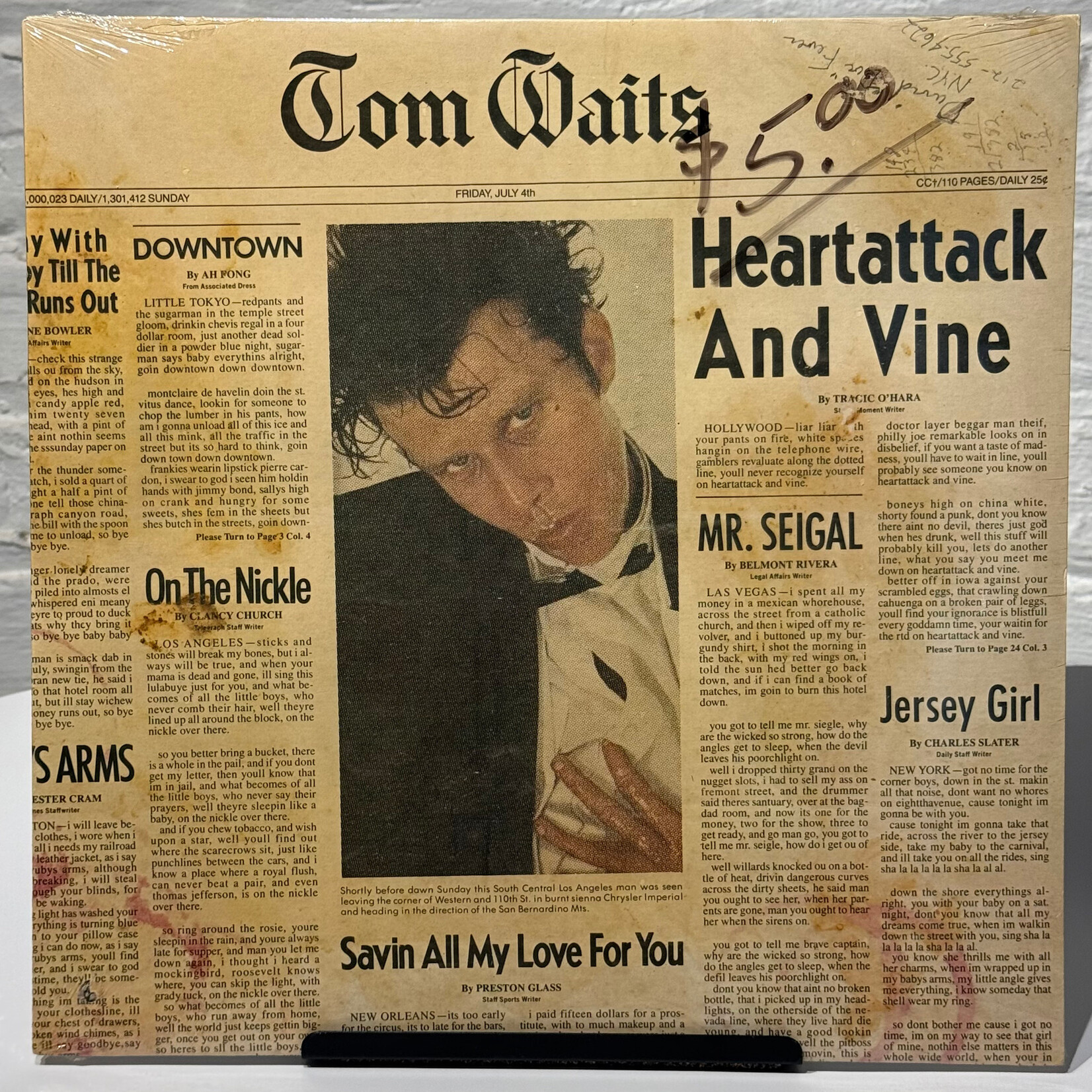 [Kollectible Vinyl] Waits, Tom: Heartattack And Vine (1980, Canada, Sealed) [ASYLUM]