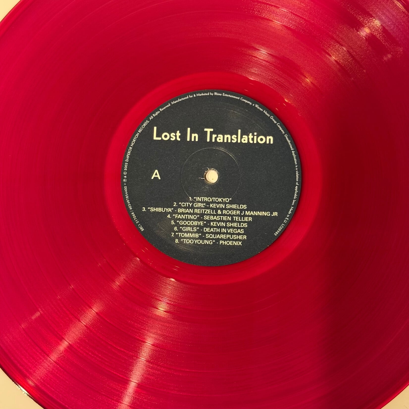 [Kollectible Vinyl] Various Artists: Lost In Translation (2019 RSD Issue, Violet Coloured, NM) [EMPEROR NORTON]