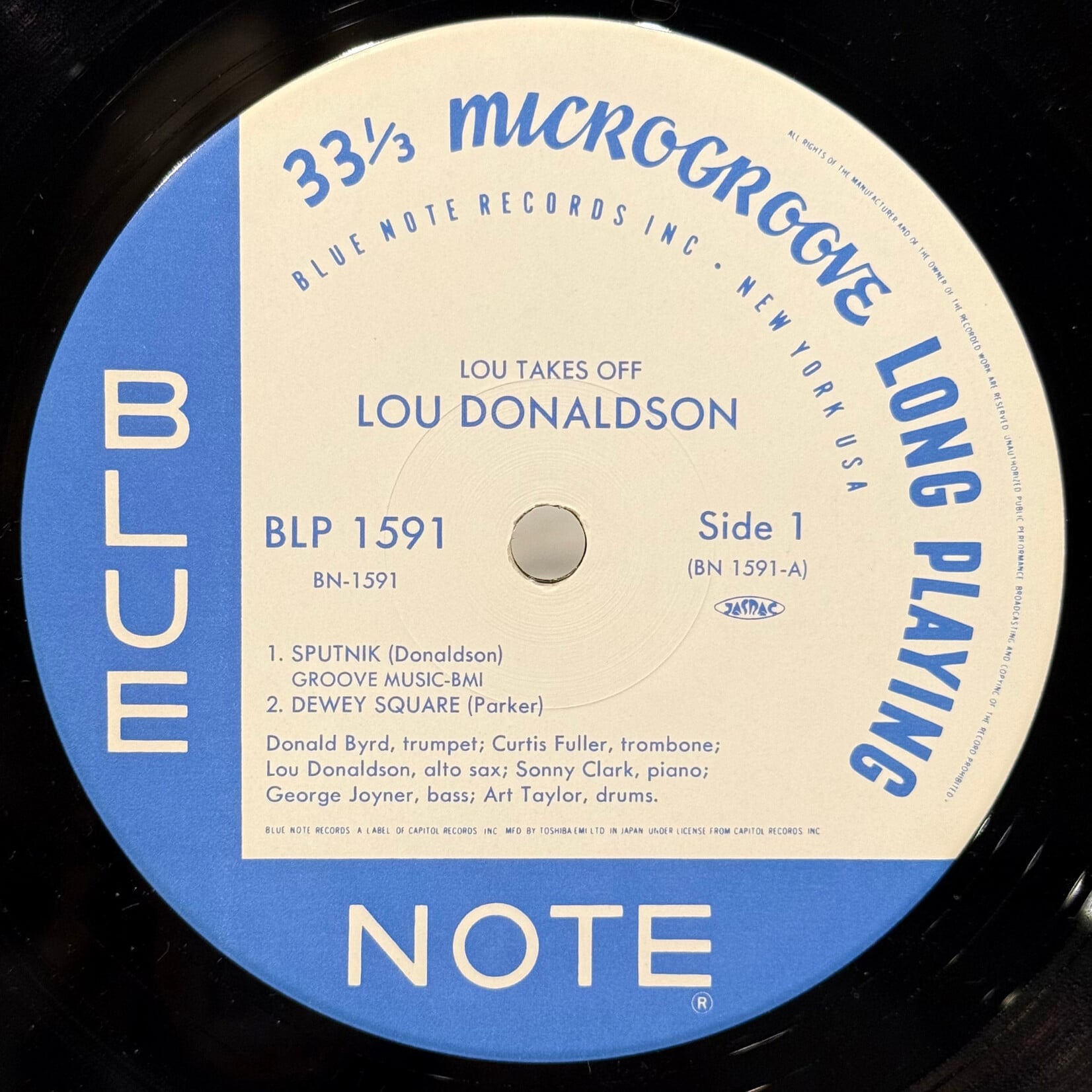 [Kollectible Vinyl] Donaldson, Lou: Lou Takes Off (1994, Japan, EX) [BLUE NOTE]