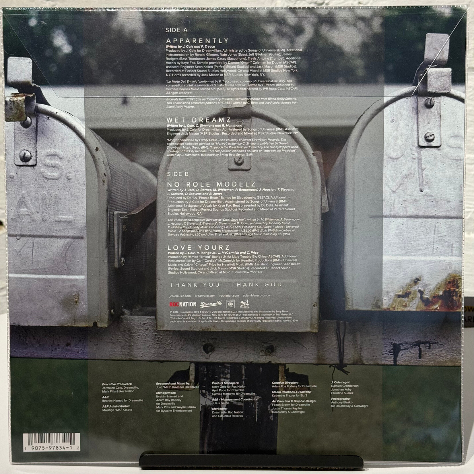 [Kollectible Vinyl] J.Cole: 2014 Forest Hills Drive (2019, USA, Picture Disc, EX) [COLUMBIA]