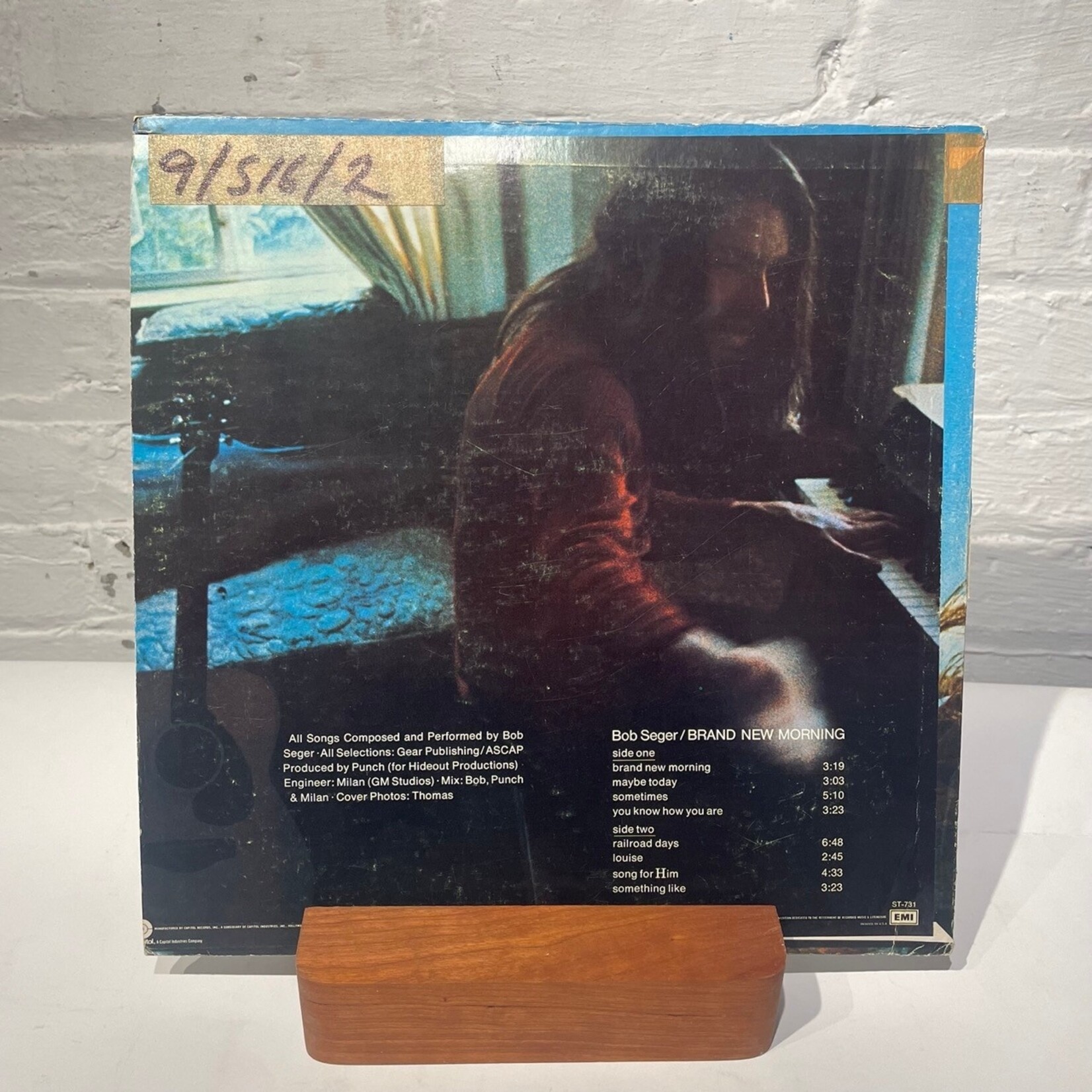 [Kollectible Vinyl] Seger, Bob: Brand New Morning (1971, USA, Disc VG+) [CAPITOL]