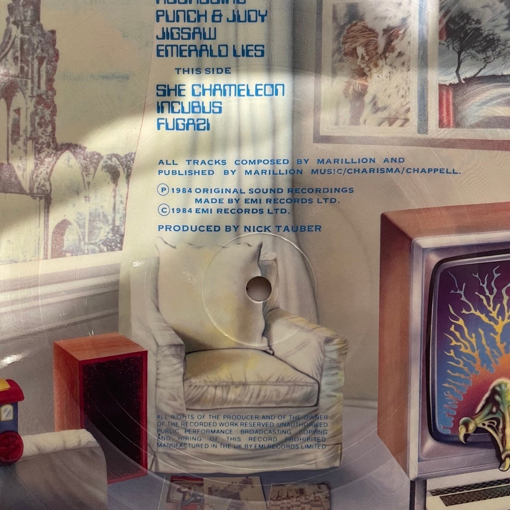 [Kollectible Vinyl] Marillion: Fugazi (1984, UK, Picture Disc, VG+) [EMI]