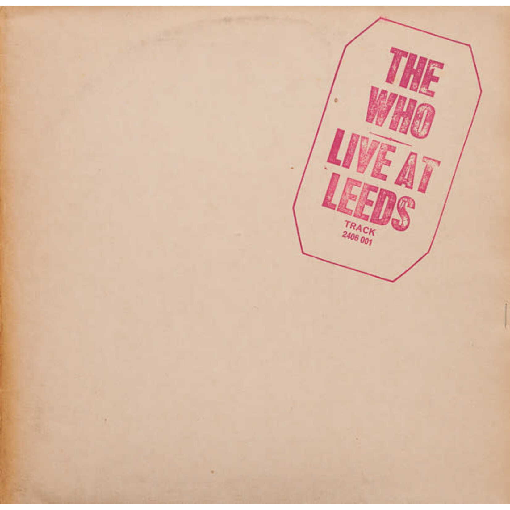 [Kollectible Vinyl] Who: Live At Leeds (w/12 Inserts, 1970, UK, Disc Ex) [POLYDOR]
