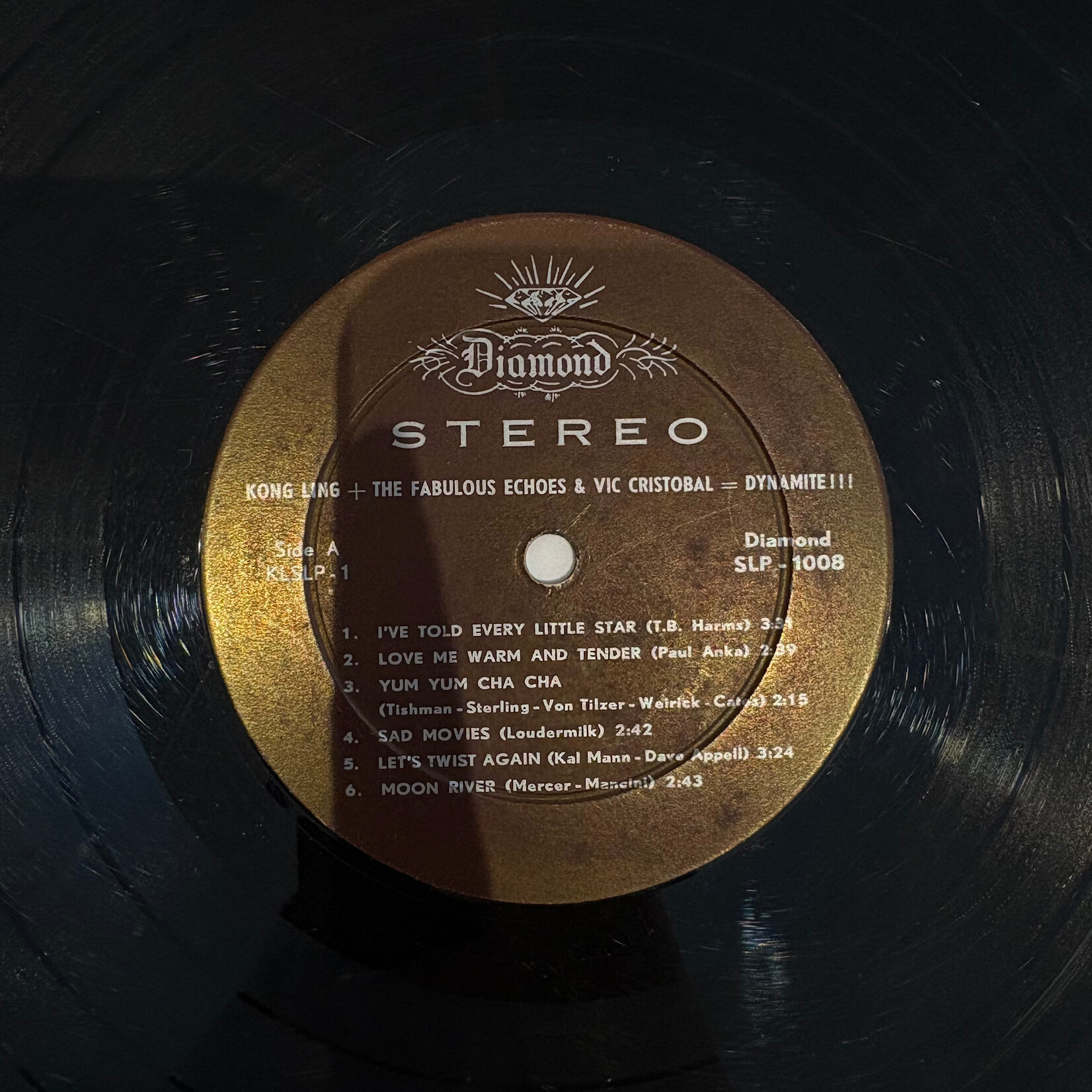 [Kollectible Vinyl] Kong Ling: Kong Ling + The Fabulous Echoes + Vic Cristobal = DYNAMITE! (1963, Hong Kong, Hong Kong doing 50's music in 1963, VG) [STEREO