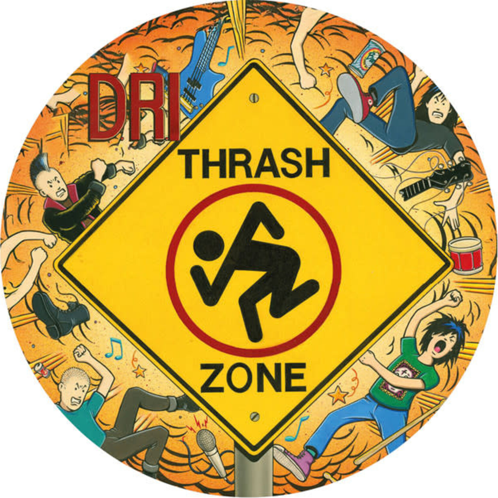 [New Vinyl] D.R.I.: Thrash Zone (picture disc) [BACK ON BLACK]