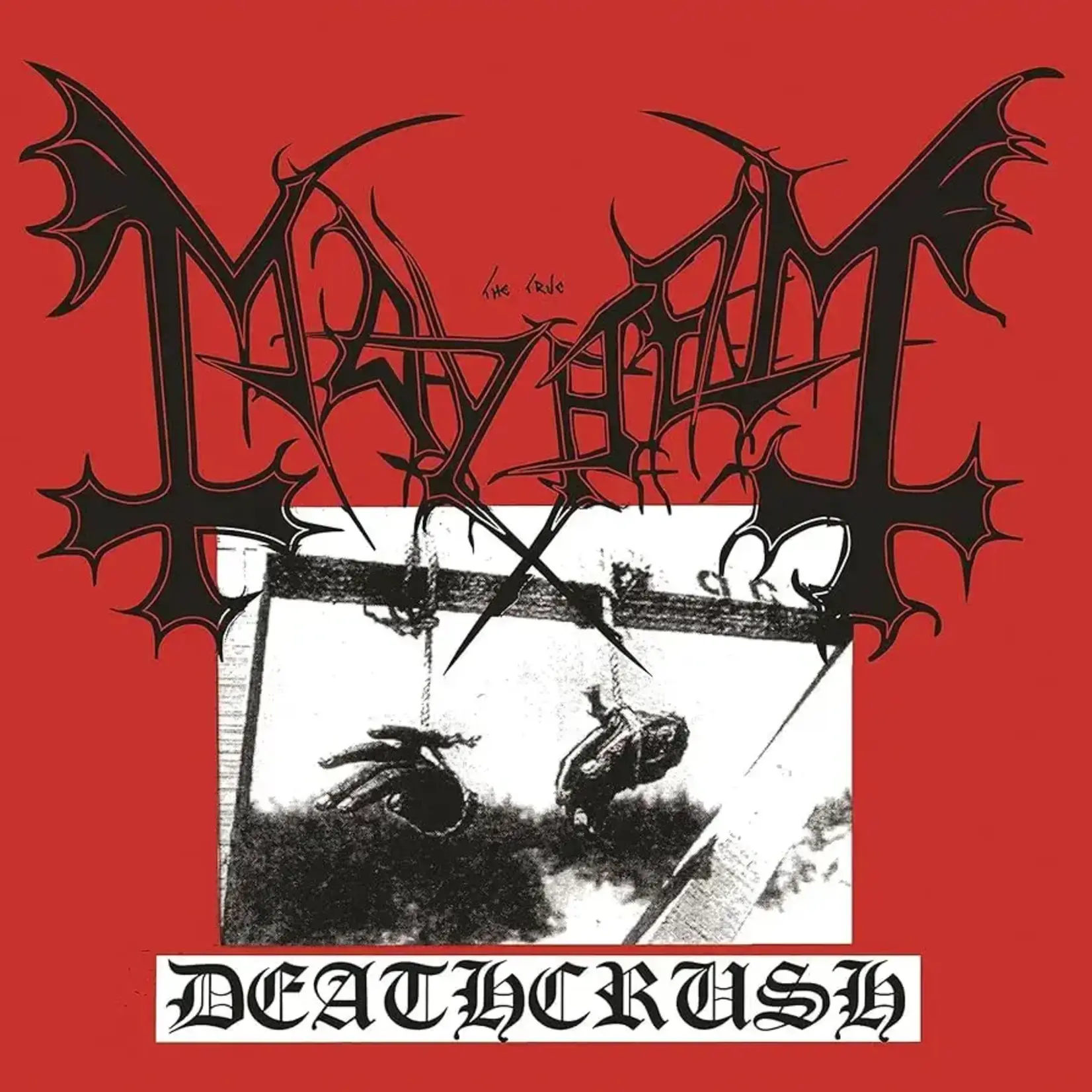 [New Vinyl] Mayhem: Deathcrush (EP) (red with black splatter) [DEATHLIKE SILENCE]