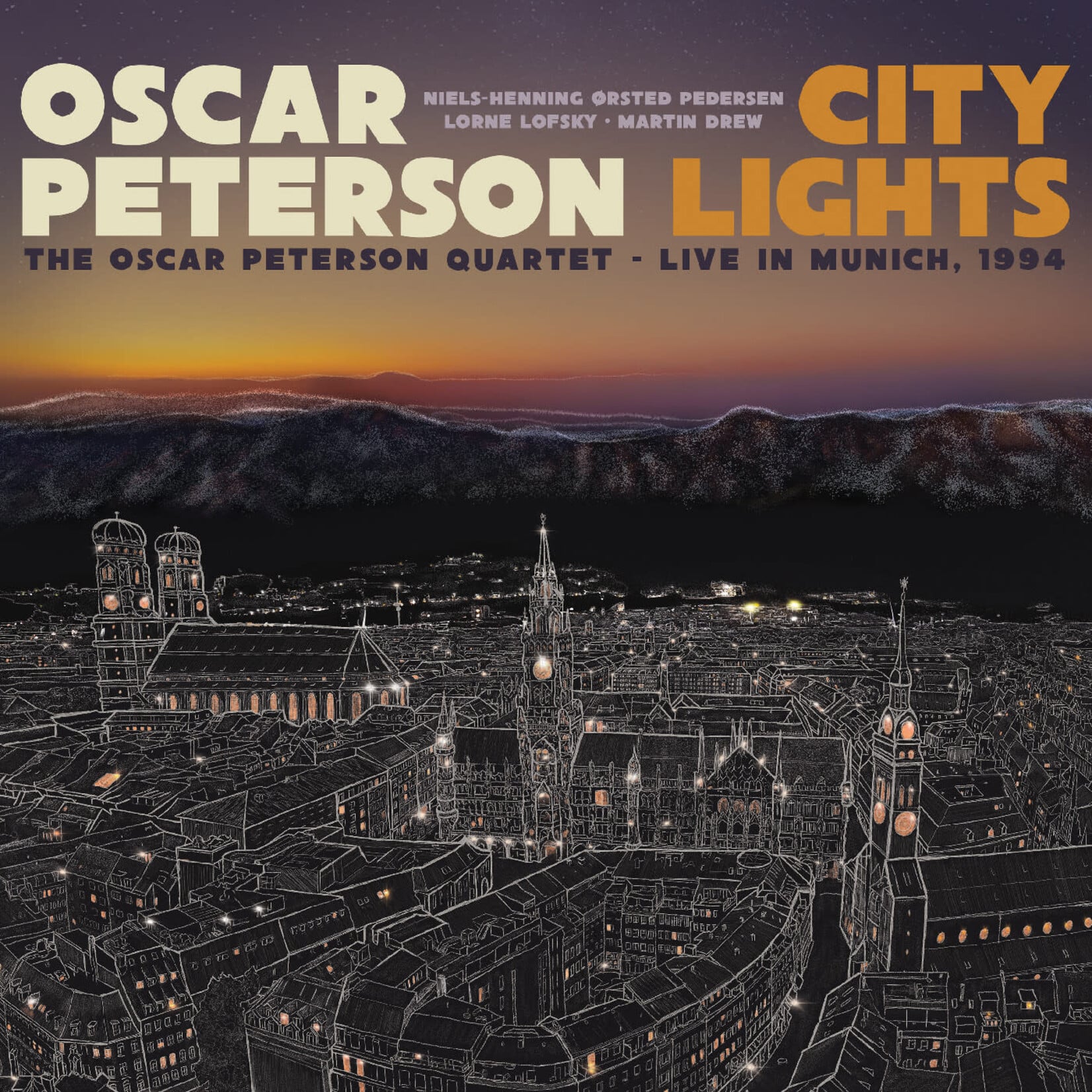[New Vinyl] Oscar Peterson: City Lights: The Oscar Peterson Quartet - Live In Munich, 1994 (2LP, Royal Plum Fruit Punch"Vinyl) [MACK AVENUE]