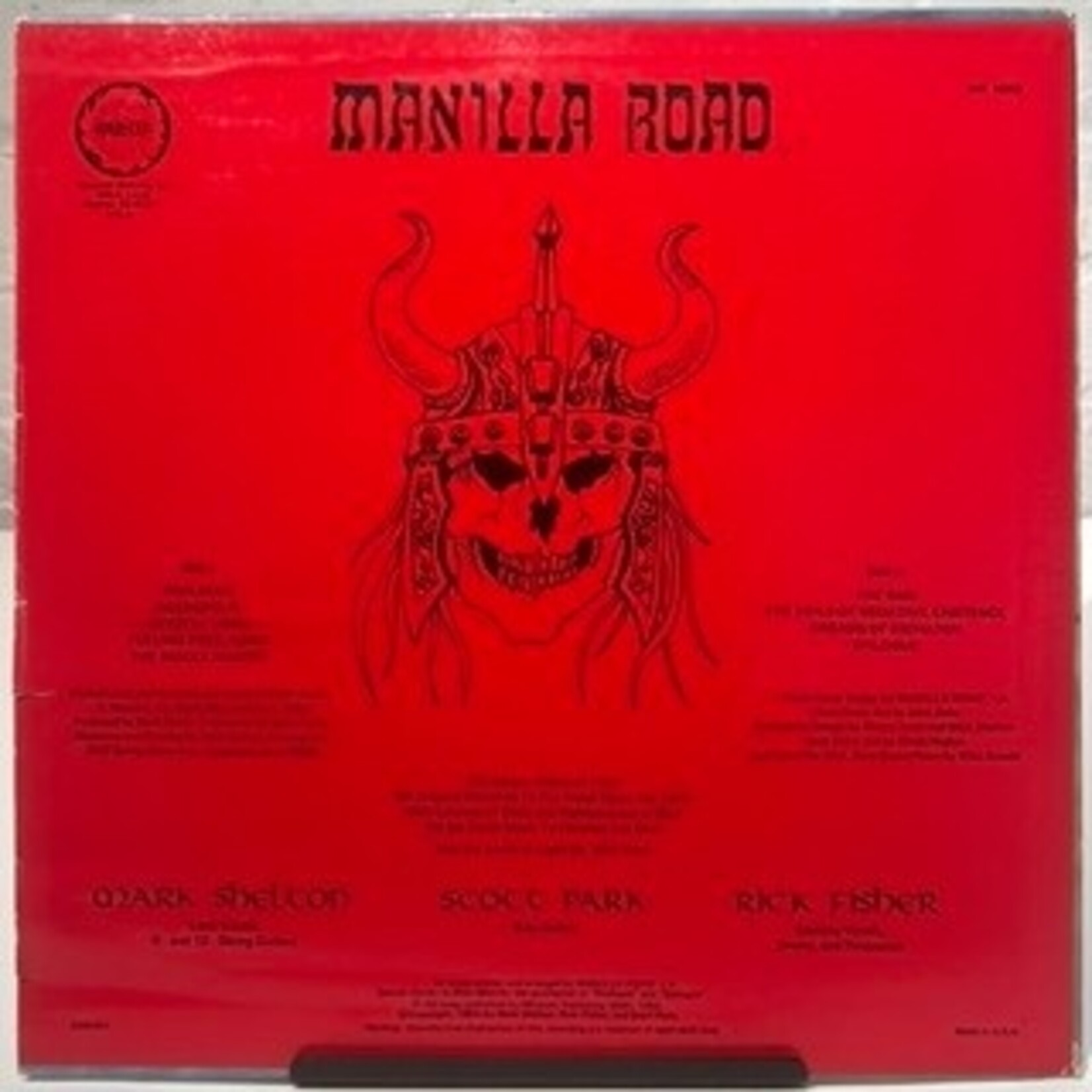 [Kollectible Vinyl] Crystal Logic: Manilla Road (w/Insert, 1983, USA, VG+) [ROADSTER]