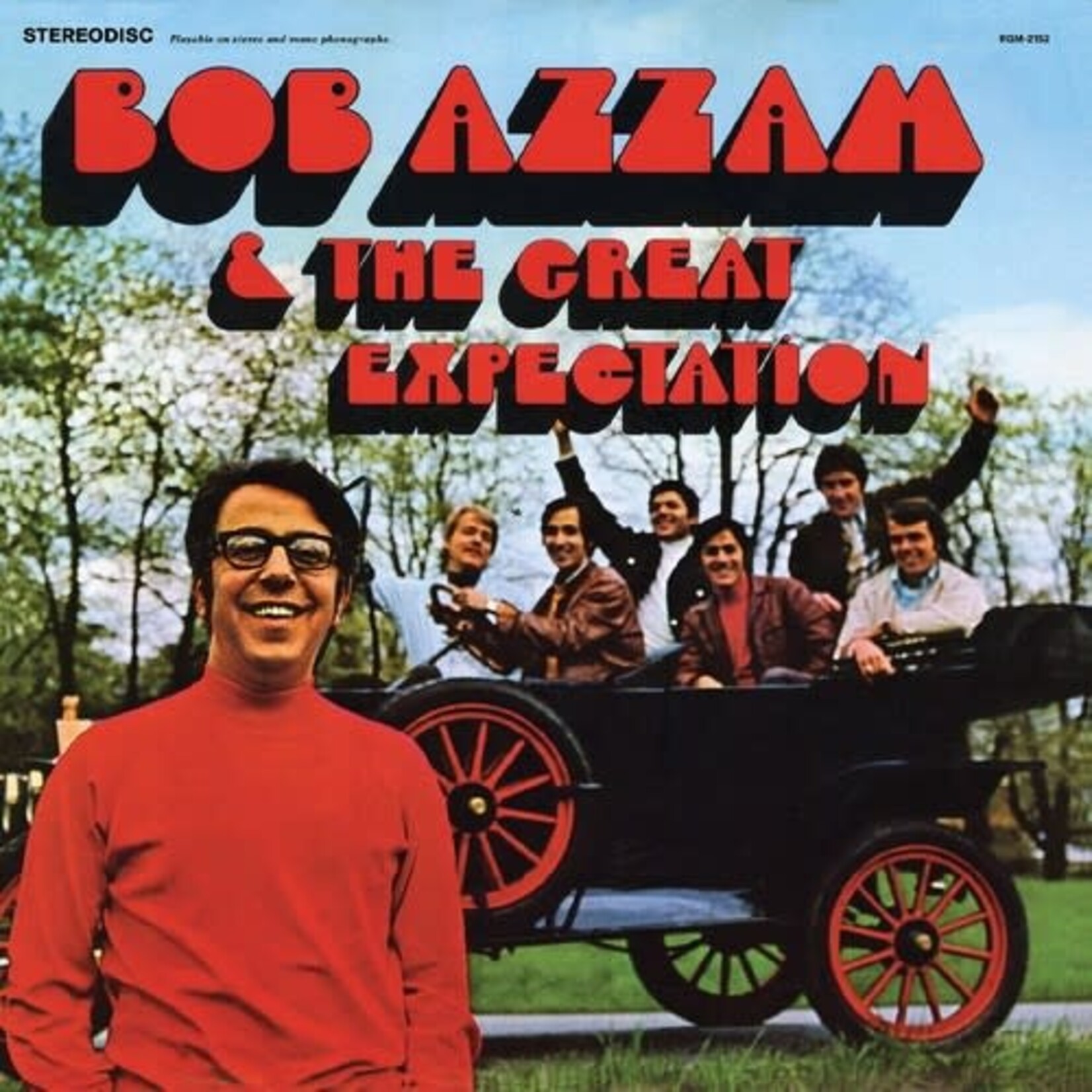 [New Vinyl] Azzam, Bob & The Great Expectation: Bob Azzam & The Great Expectation - Remastered (Fire Orange Vinyl) [REAL GONE MUSIC]