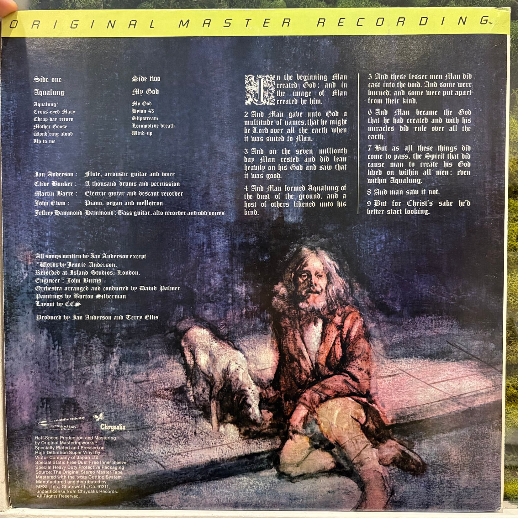 [Kollectible Vinyl] Jethro Tull: Aqualung (Ltd Ed. Audiophile, 1981, USA, Ex) [CHRYSALIS]