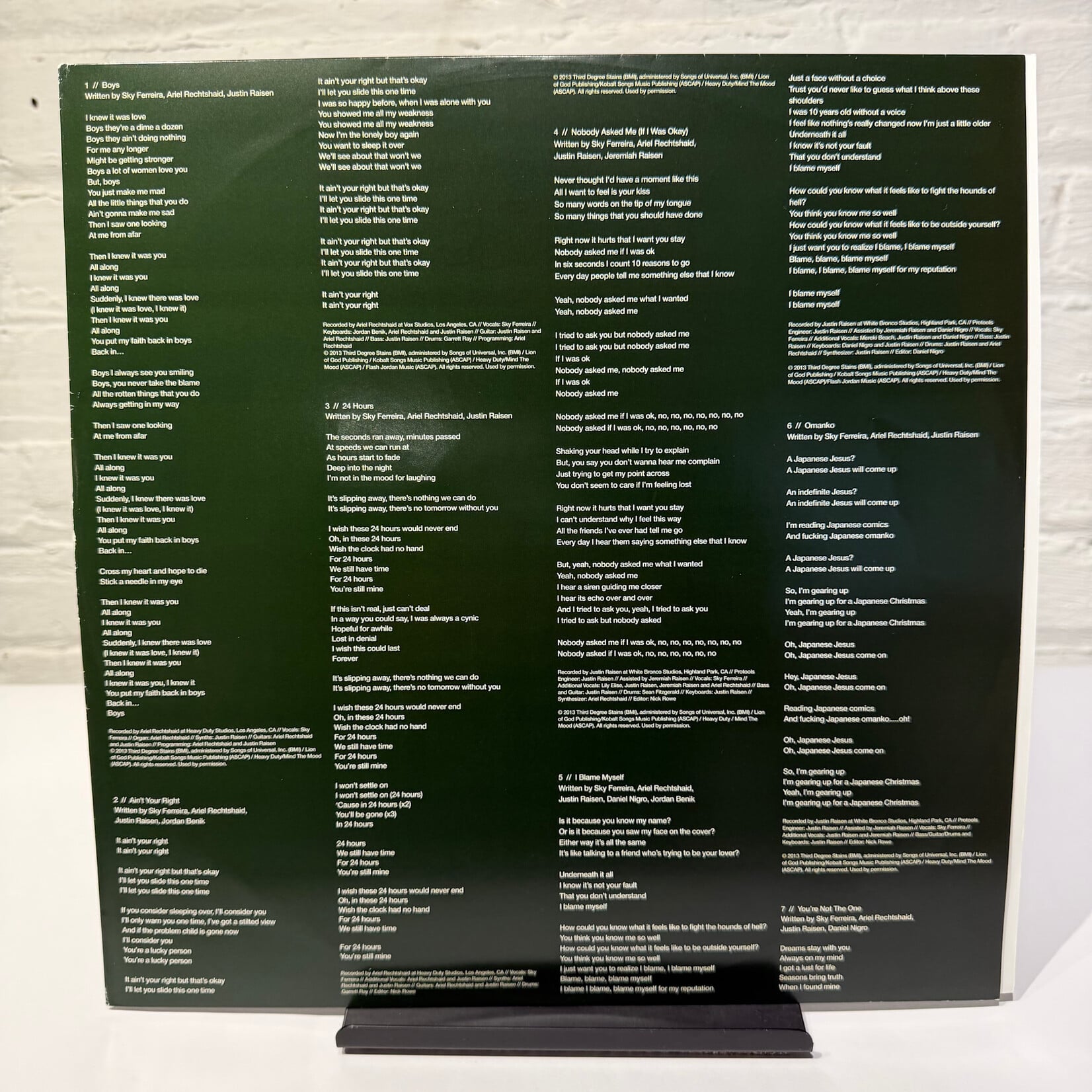 [Kollectible Vinyl] Ferreira, Sky: Night Time, My Time (2014, USA, EX) [CAPITOL]
