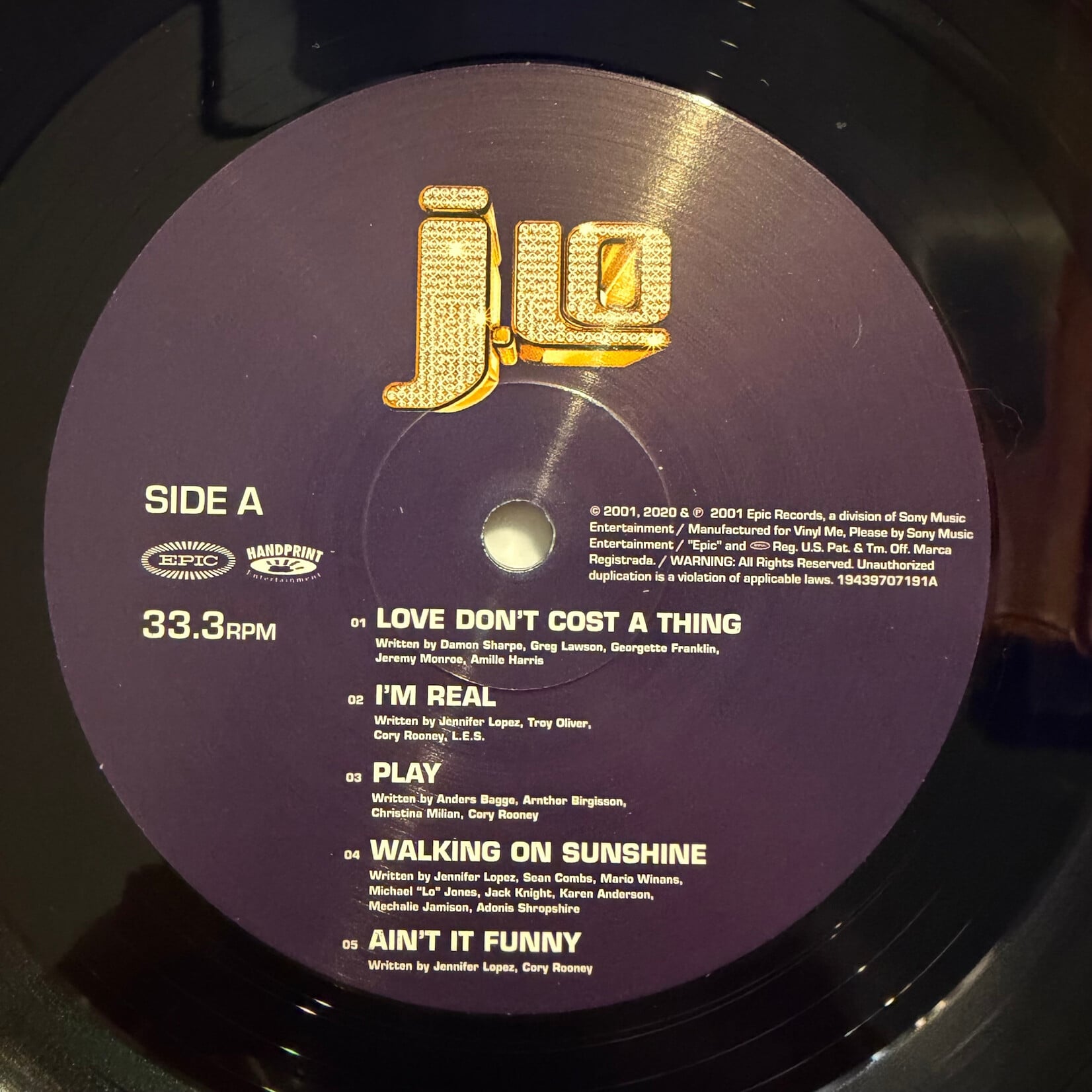 [Kollectible Vinyl] Lopez, Jennifer: J.Lo (2020, USA, Blue/Black Galaxy, VG+) [SONY]