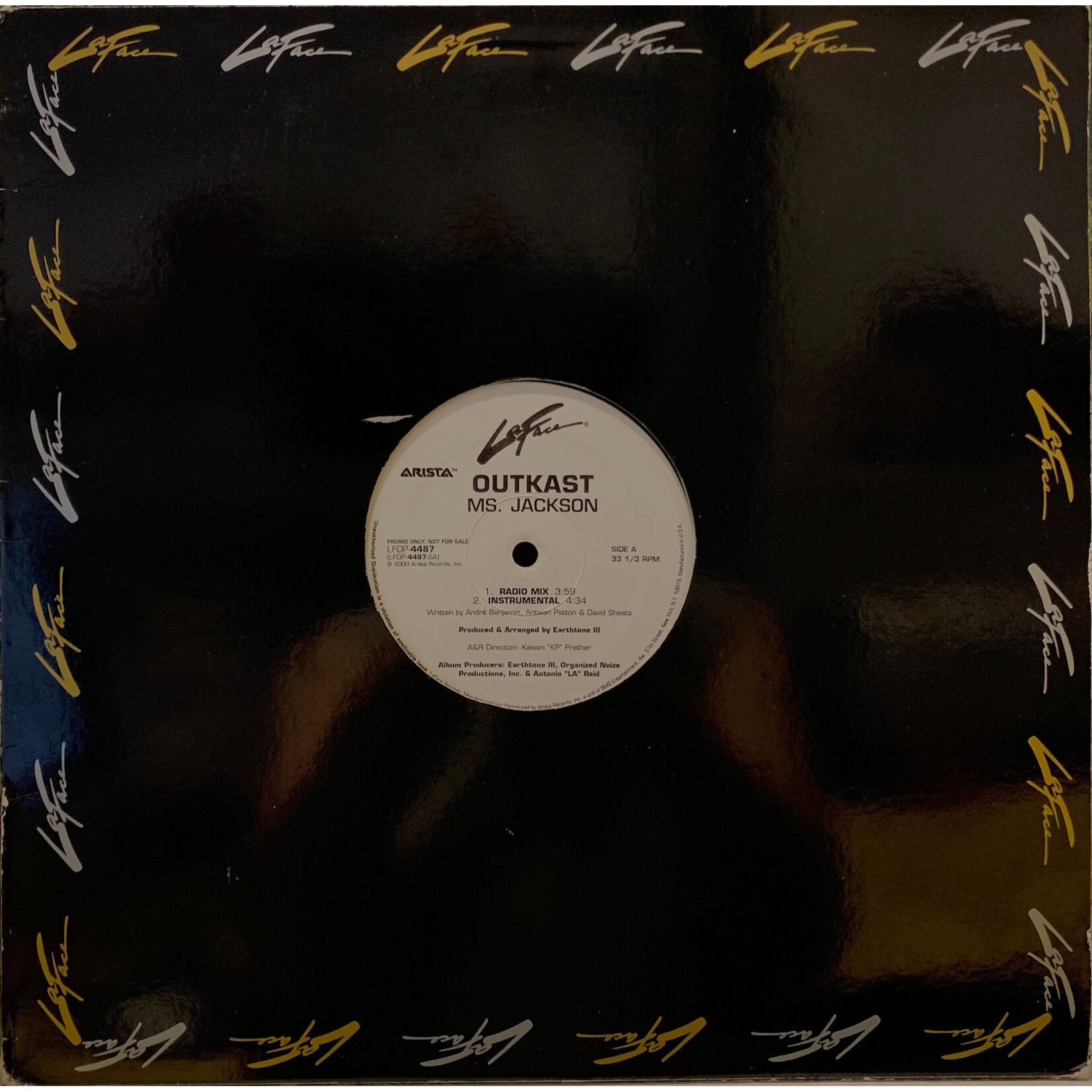 [Nick's Disk Pics] OutKast: Ms. Jackson (2000, USA & MAD TV, Sampled by DJ Khaled, 50 Cent & Childish Gambino, VG+) [LAFACE