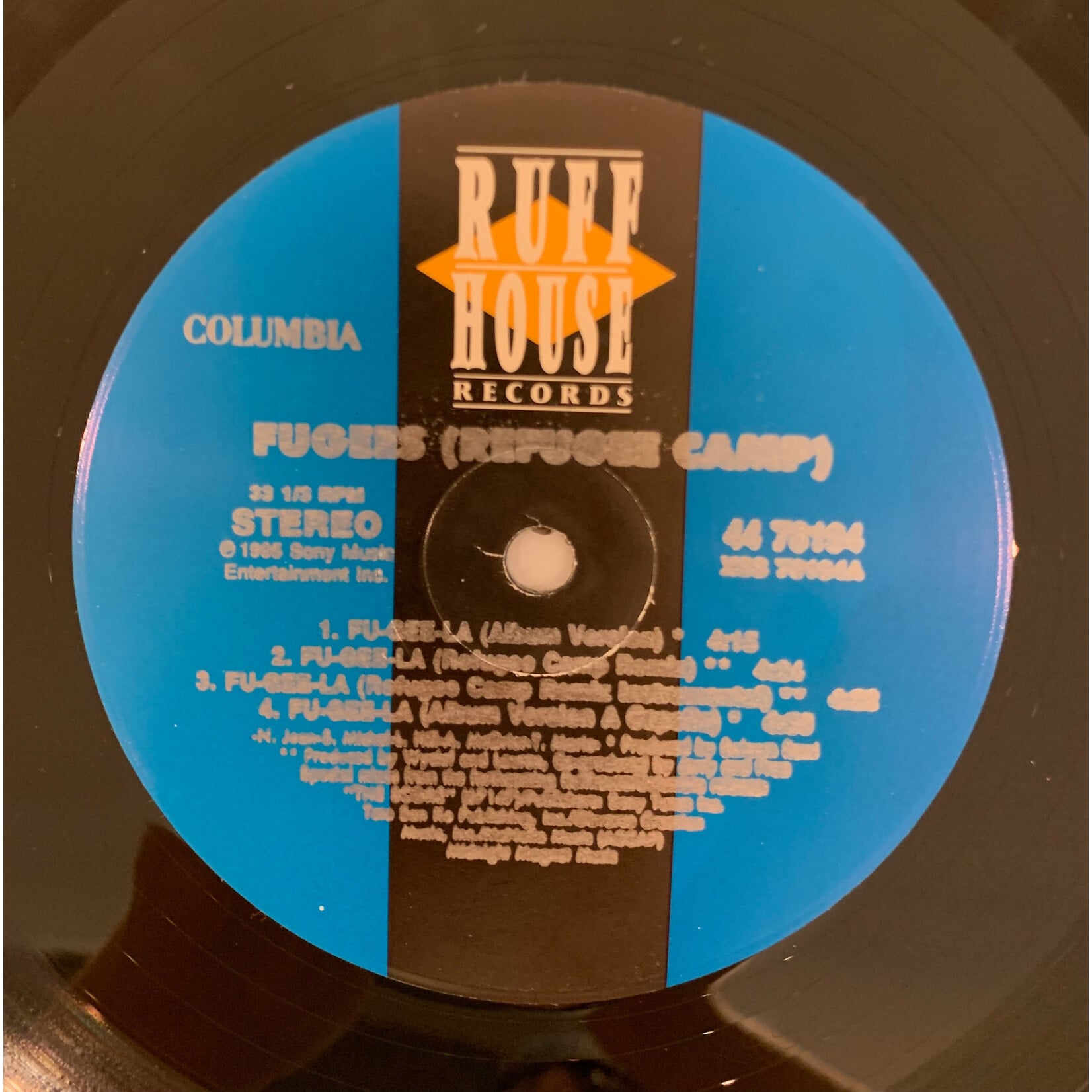 [Nick's Disk Pics] Fugees (Refugee Camp): Fu-Gee-La (1995, USA, Samples Teena Marie & Ramsey Lewis, Sampled by The Weeknd, Jay-Z & DJ Khaled, VG+) [RUFF HOUSE]