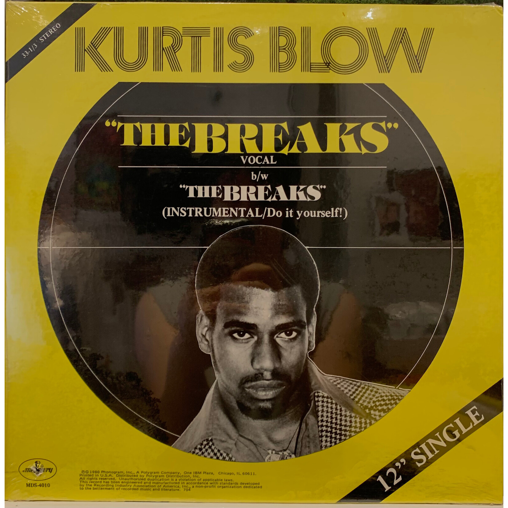[Nick's Disk Pics] Kurtis Blow: The Breaks (1980, USA, Samples Rapper's Delight, Sampled by KRS-One, De La Soul, Jay-Z, SEALED) [MERCURY]