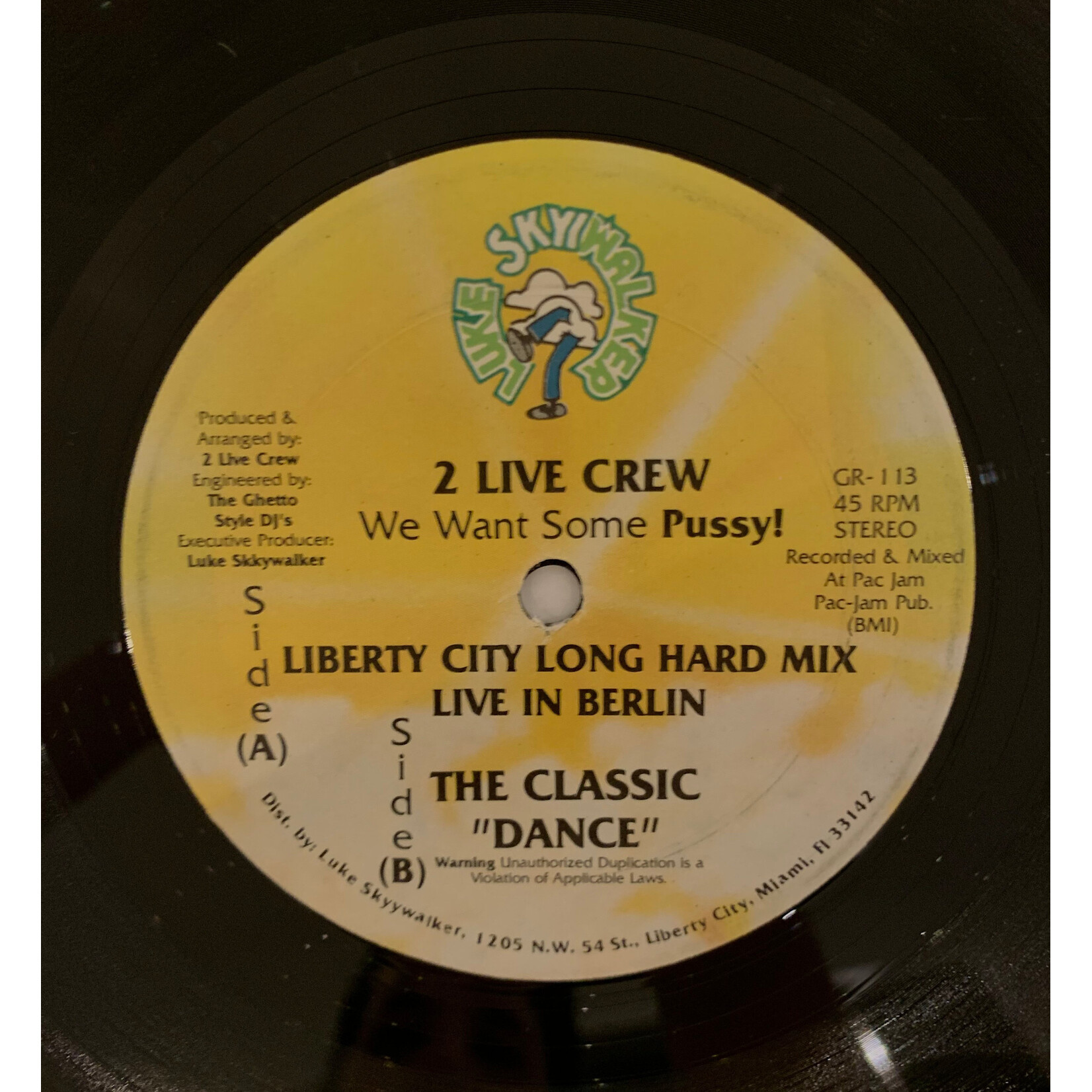 [Nick's Disk Pics] 2 Live Crew: We Want Some Pussy (1987, USA, Samples Queen, VG) [LUKE SKYWALKER]