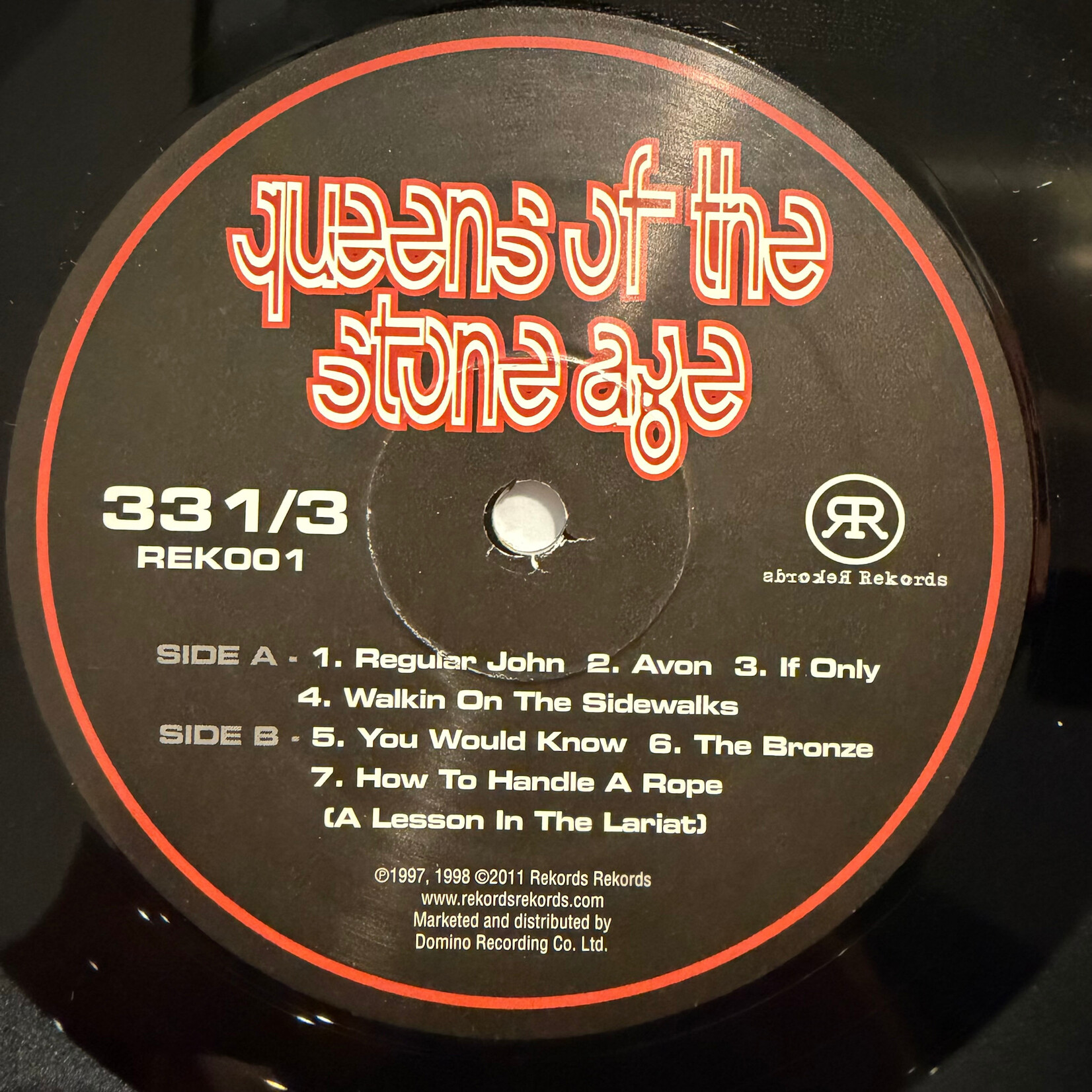 [Kollectible Vinyl] Queens of the Stone Age: Self-Titled (2011, USA, 2LP, VG+) [DOMINO]