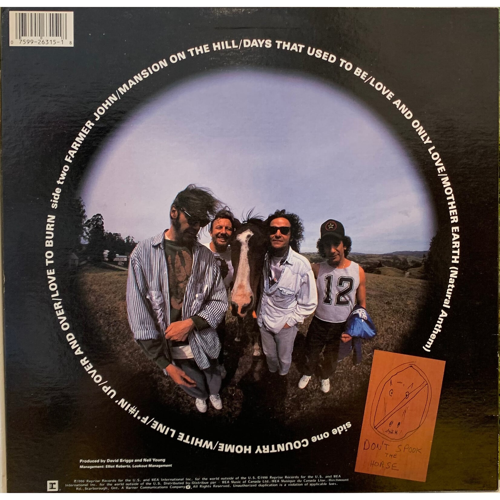 [Kollectible Vinyl] Young, Neil + Crazy Horse: Ragged Glory (1990, Canada, w/Insert, VG+) [REPRISE]