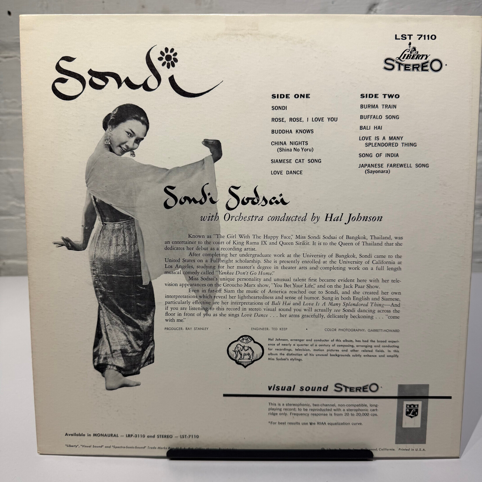 [Kollectible Vinyl] Sodsai, Sondi: Sondi (1959, USA, Exotica, VG+) [LIBERTY]
