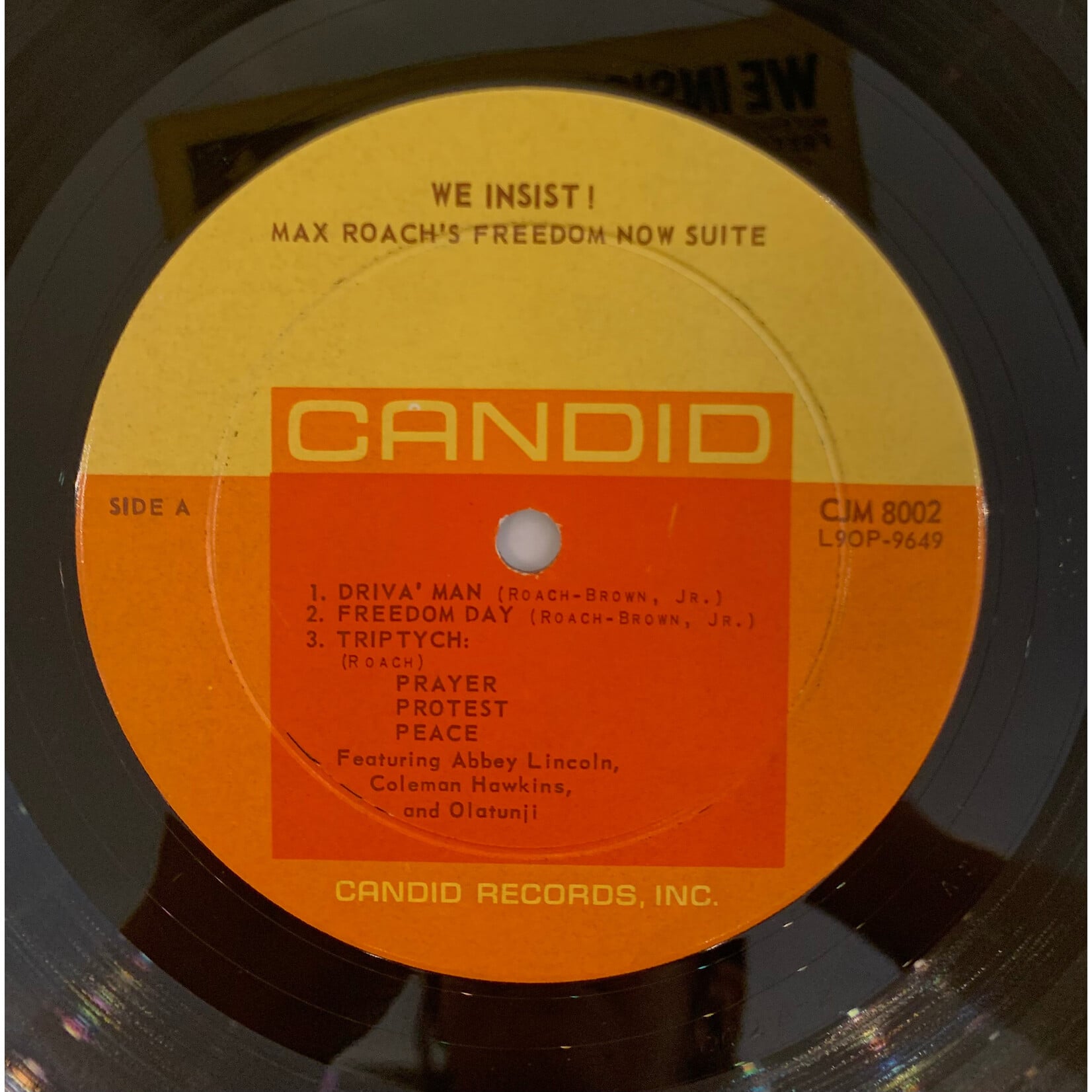 [Kollectible Vinyl] Roach, Max: We Insist! (1961, USA, Mono, Disc VG+) [CANDID]