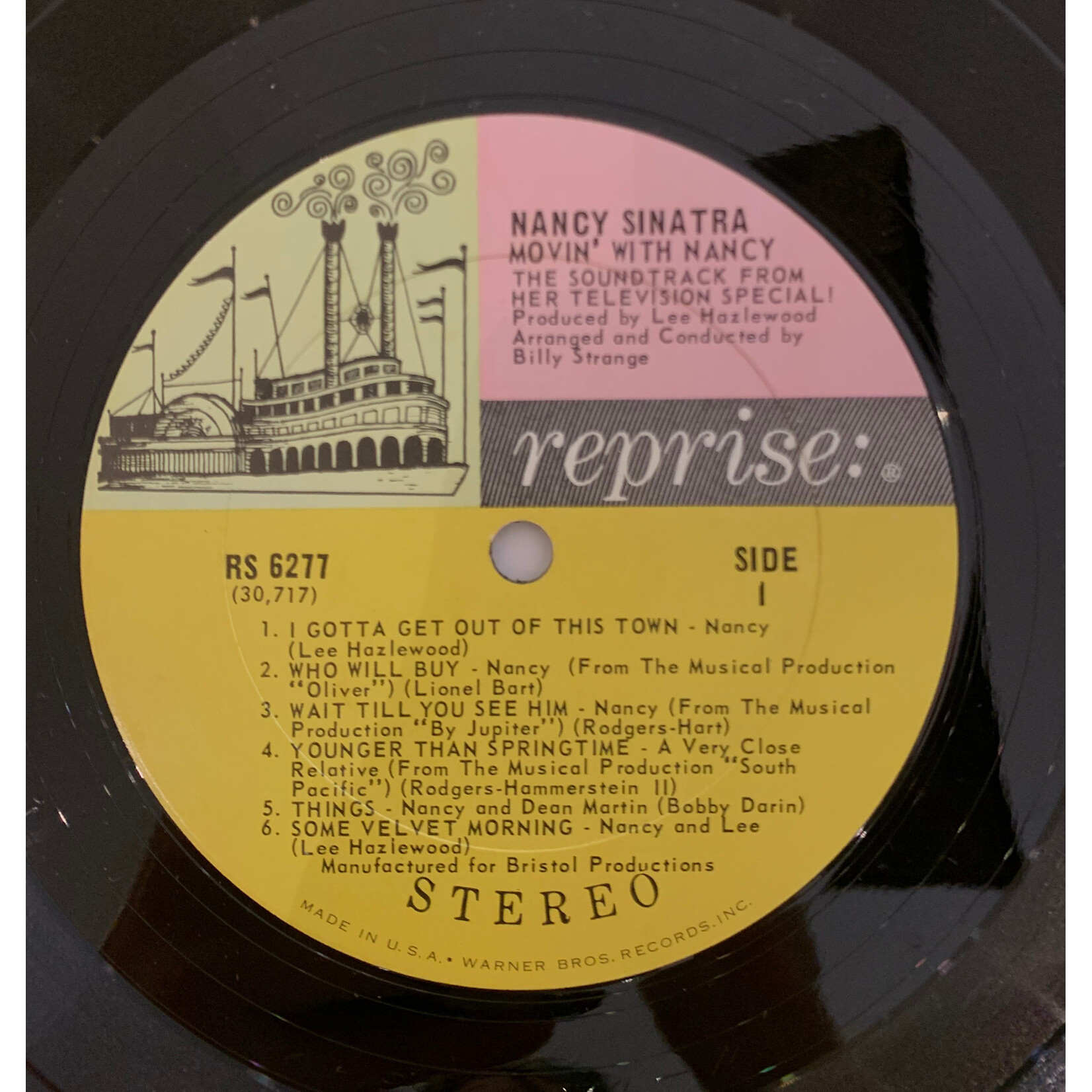 [Kollectible Vinyl] Sinatra, Nancy: Movin' With Nancy (1967, USA, Tricolour Reprise, w/Inner, VG+) [REPRISE]
