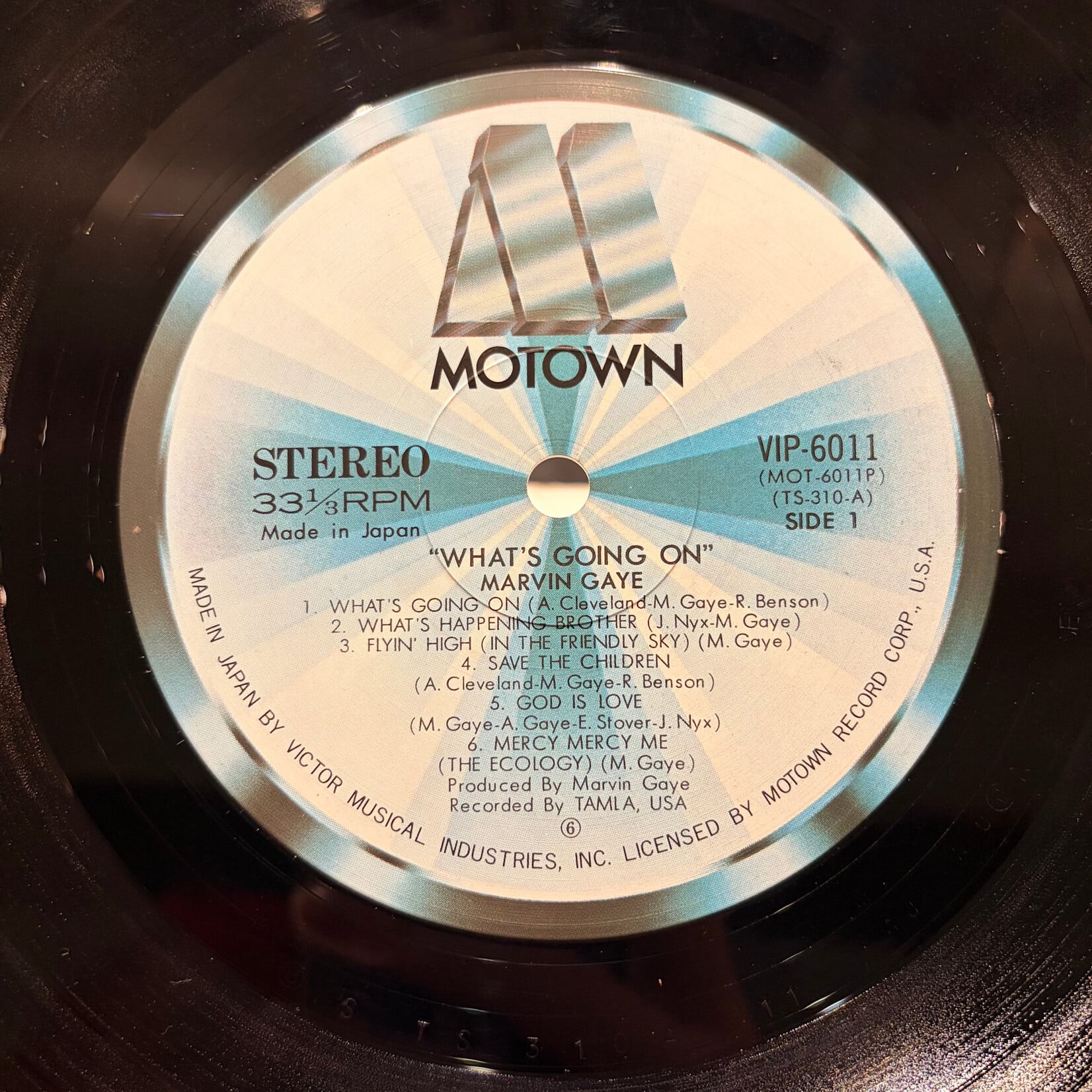 [Kollectible Vinyl] Gaye, Marvin: What's Going On (1977, Japan, w/ insert, VG) [MOTOWN]