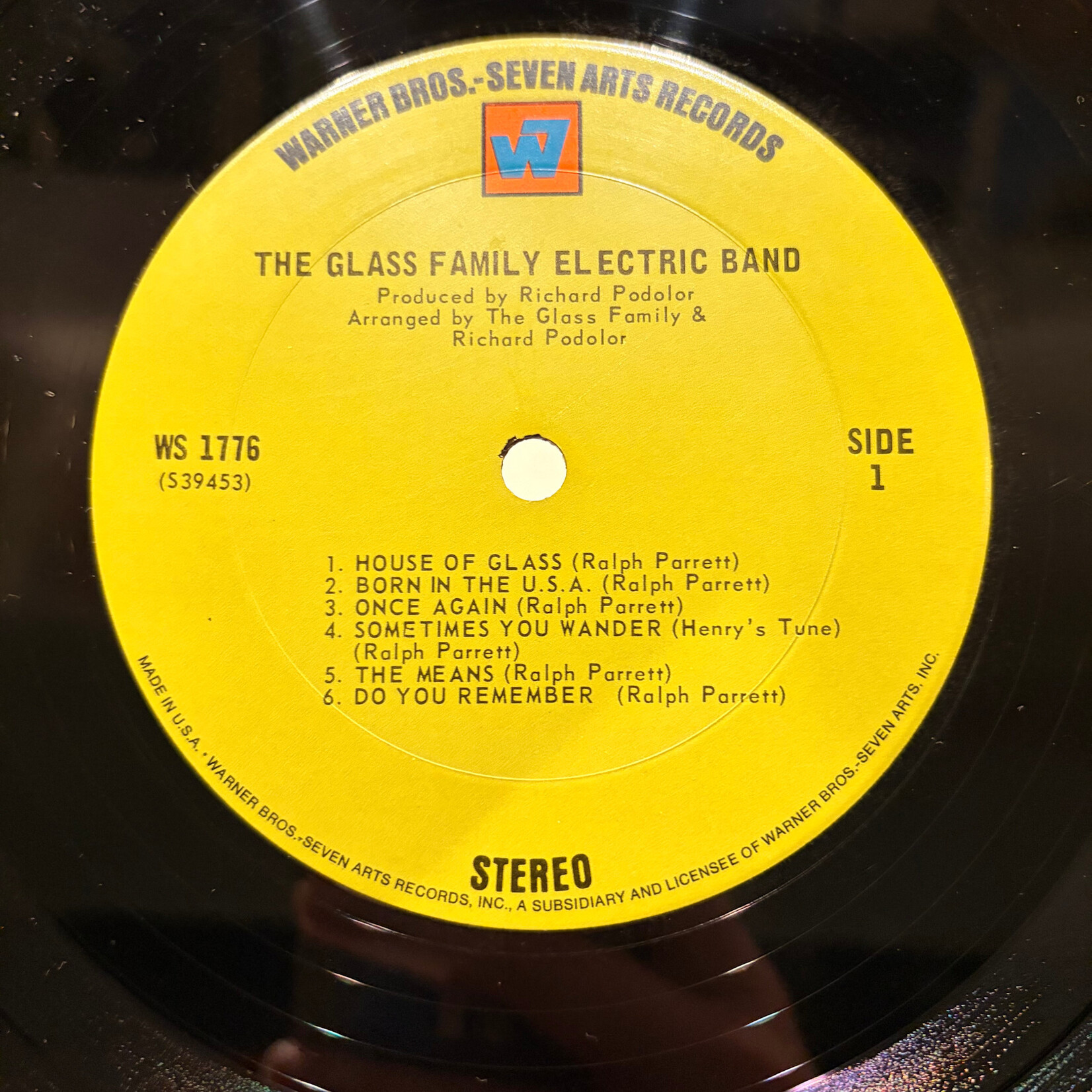 [Kollectible Vinyl] Glass Family, The: Electric Band (1969, USA, VG) [WARNER]