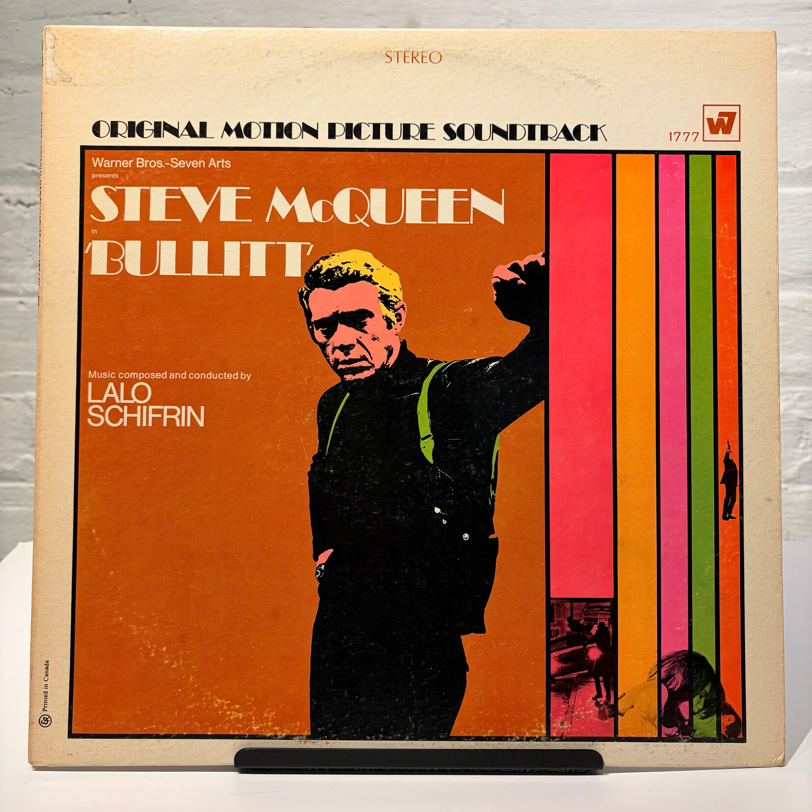 [Kollectible Vinyl] Schifrin, Lalo: Bullitt O.S.T. (1968, Canada, VG+) [WARNER]