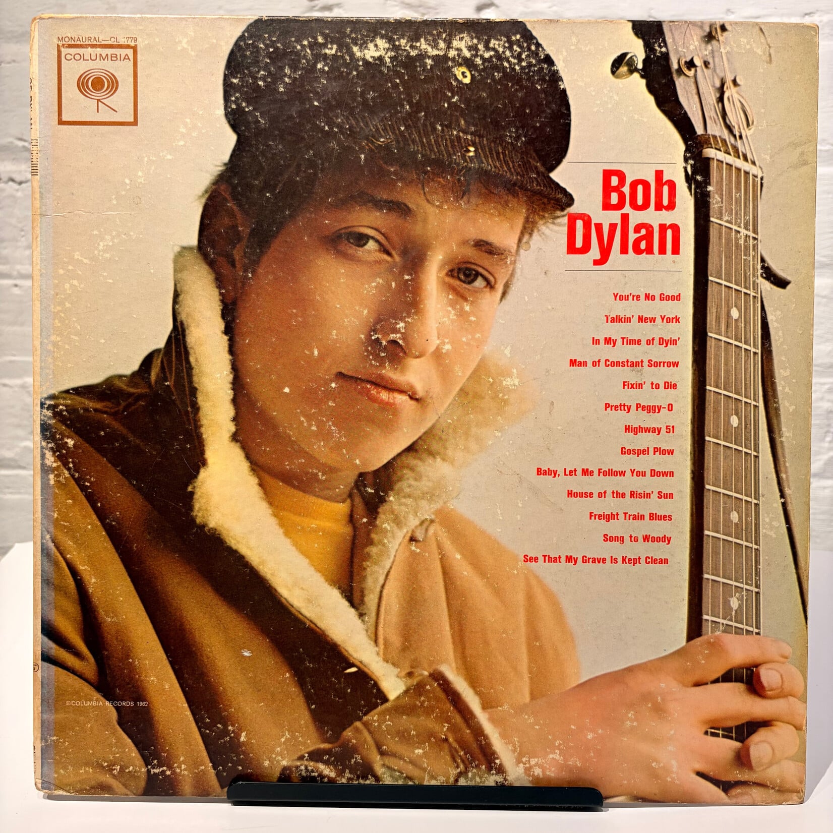 [Kollectible Vinyl] Dylan, Bob: Self-Titled (1962, USA, Mono, 6-Eye, G+) [COLUMBIA]