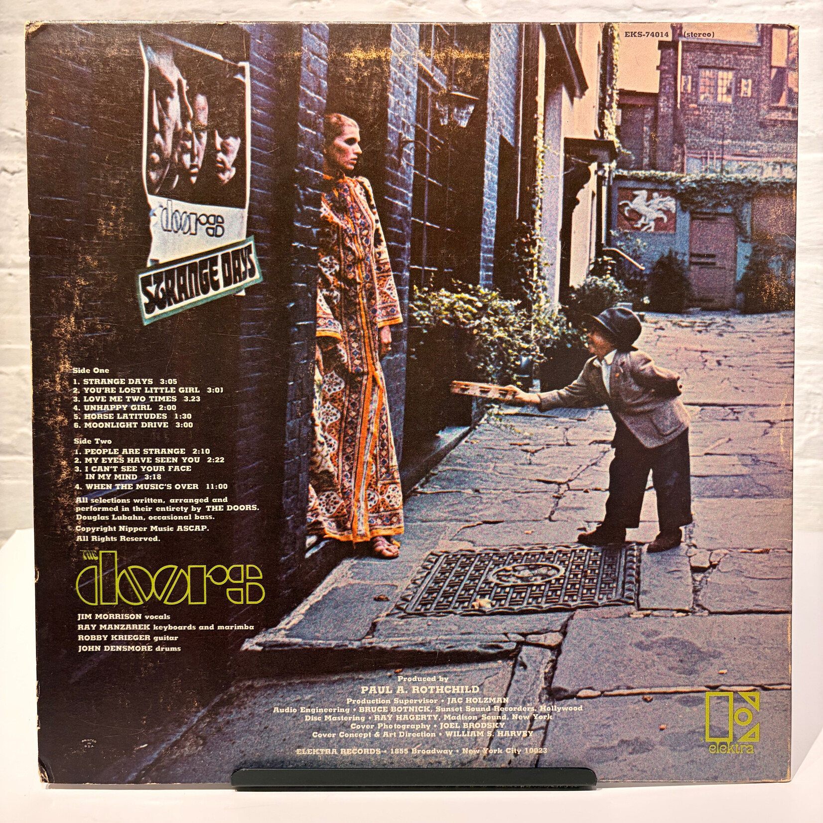 [Kollectible Vinyl] Doors: Strange Days (1967, USA, w/ Inner, Tan Elektra, VG) [ELEKTRA]
