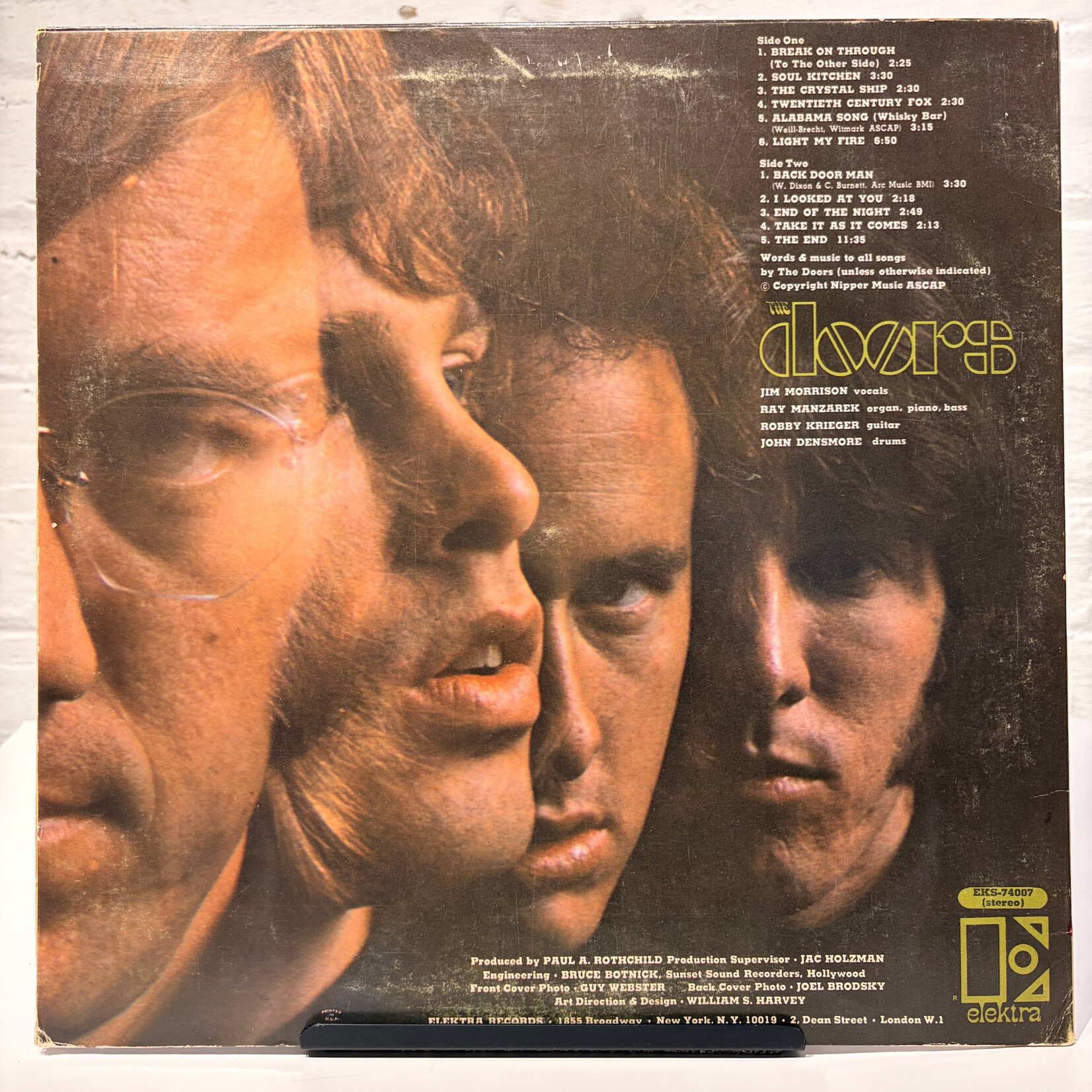 [Kollectible Vinyl] Doors: Self-titled (1967, USA, w/ company inner, VG) [ELEKTRA]