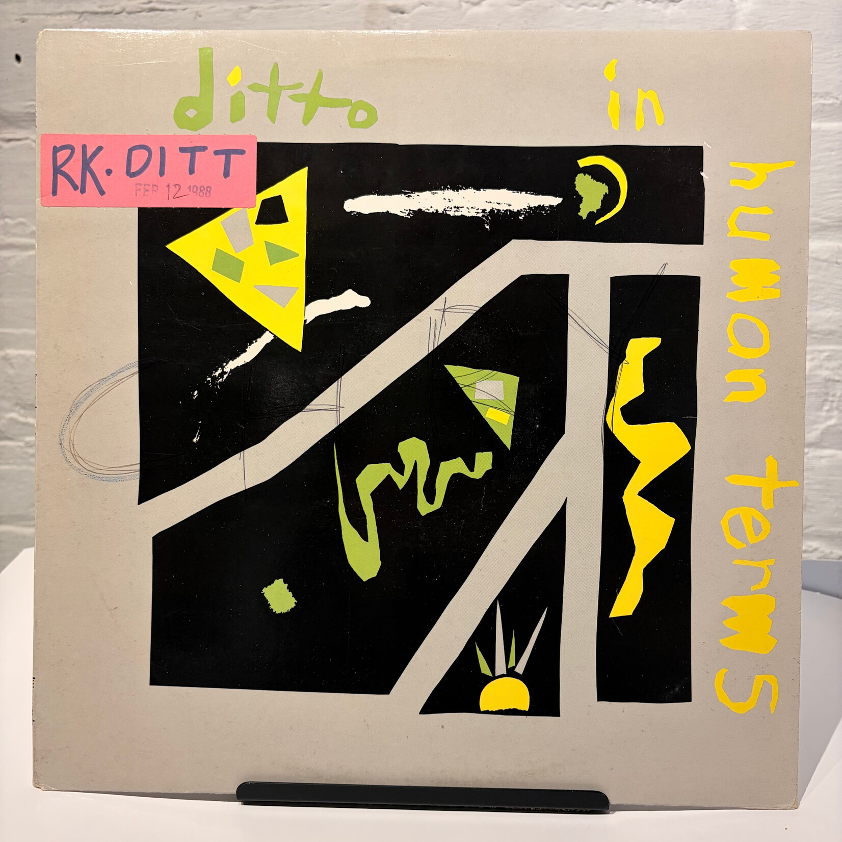 Ditto: In Human Terms (1987, USA, Former York U Copy, VG+) [DITTO RECORDS]