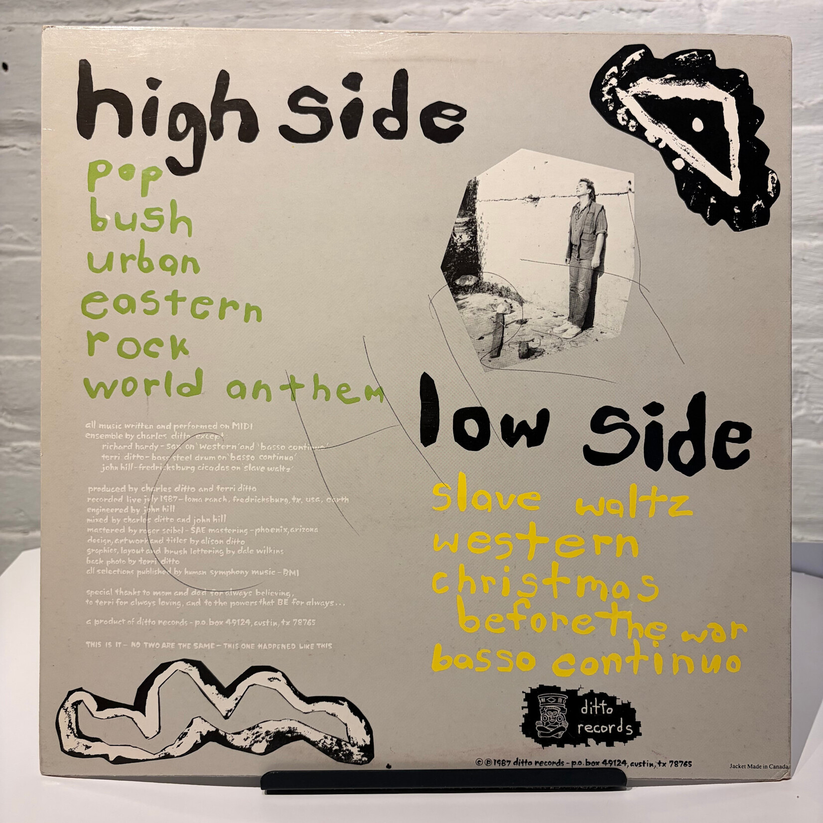 Ditto: In Human Terms (1987, USA, Former York U Copy, VG+) [DITTO RECORDS]