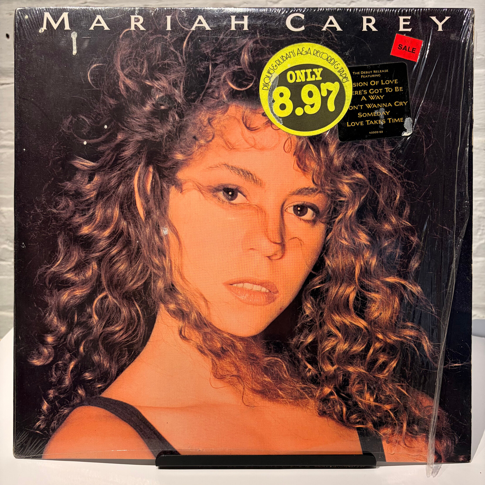 Carey, Mariah: Self-titled (1990, USA, in shrink w/ hype & inner, VG+) [COLUMBIA]