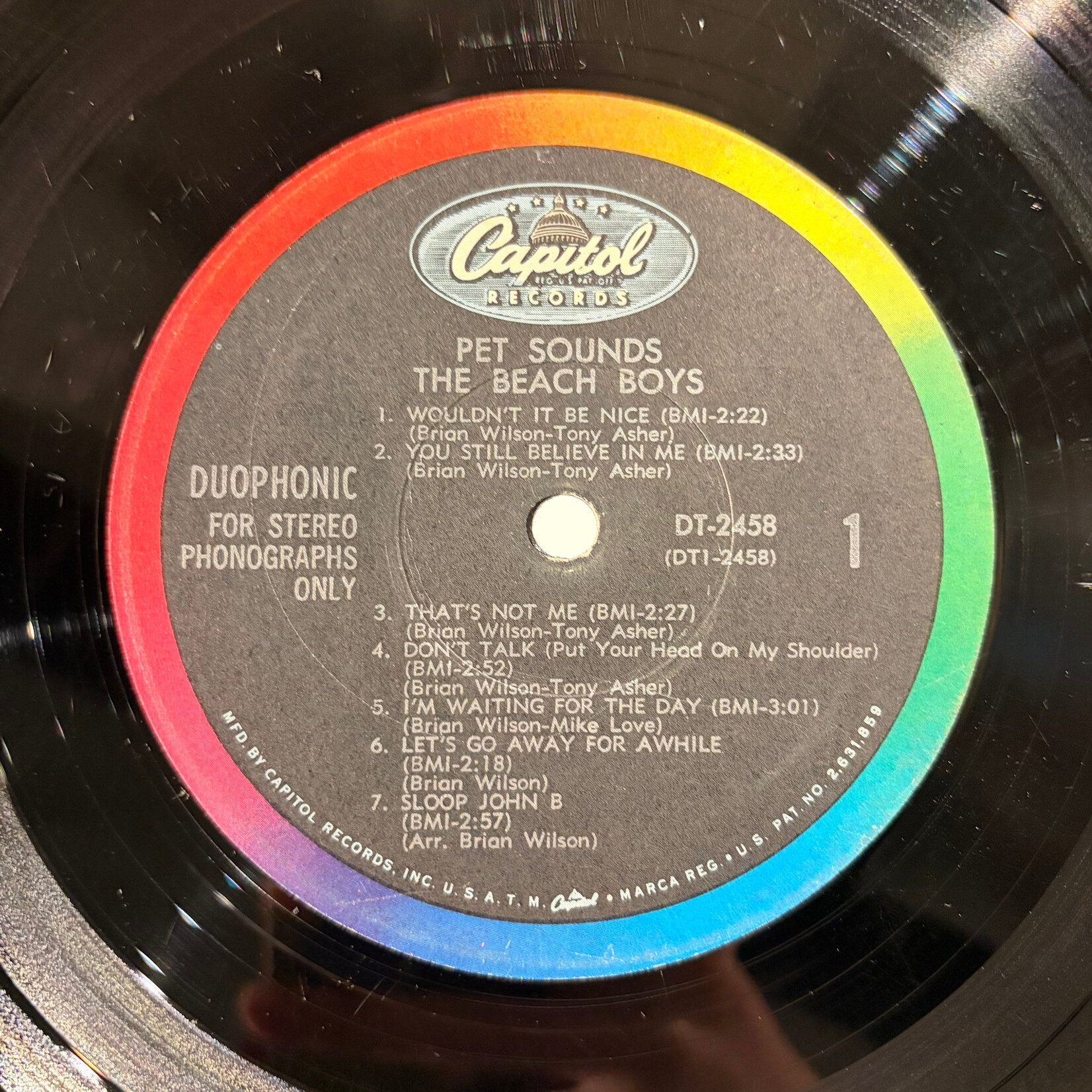 Beach Boys, The: Pet Sounds (1966, USA, Duophonic, VG) [CAPITOL]