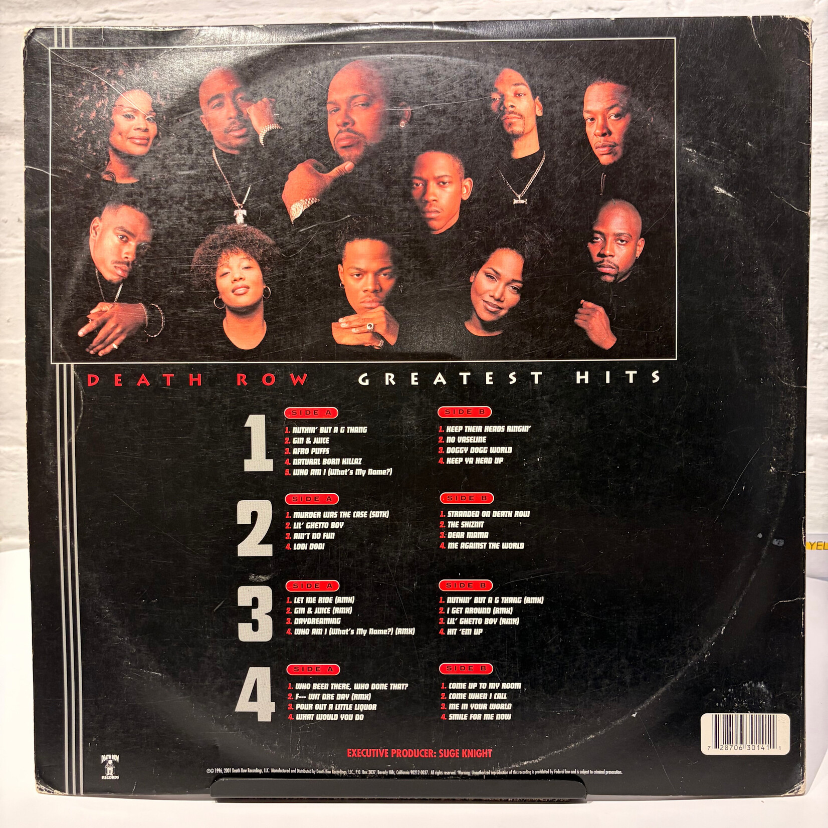 Death Row: Greatest Hits (2001, USA, 4LP VG+) [DEATH ROW RECORDS]