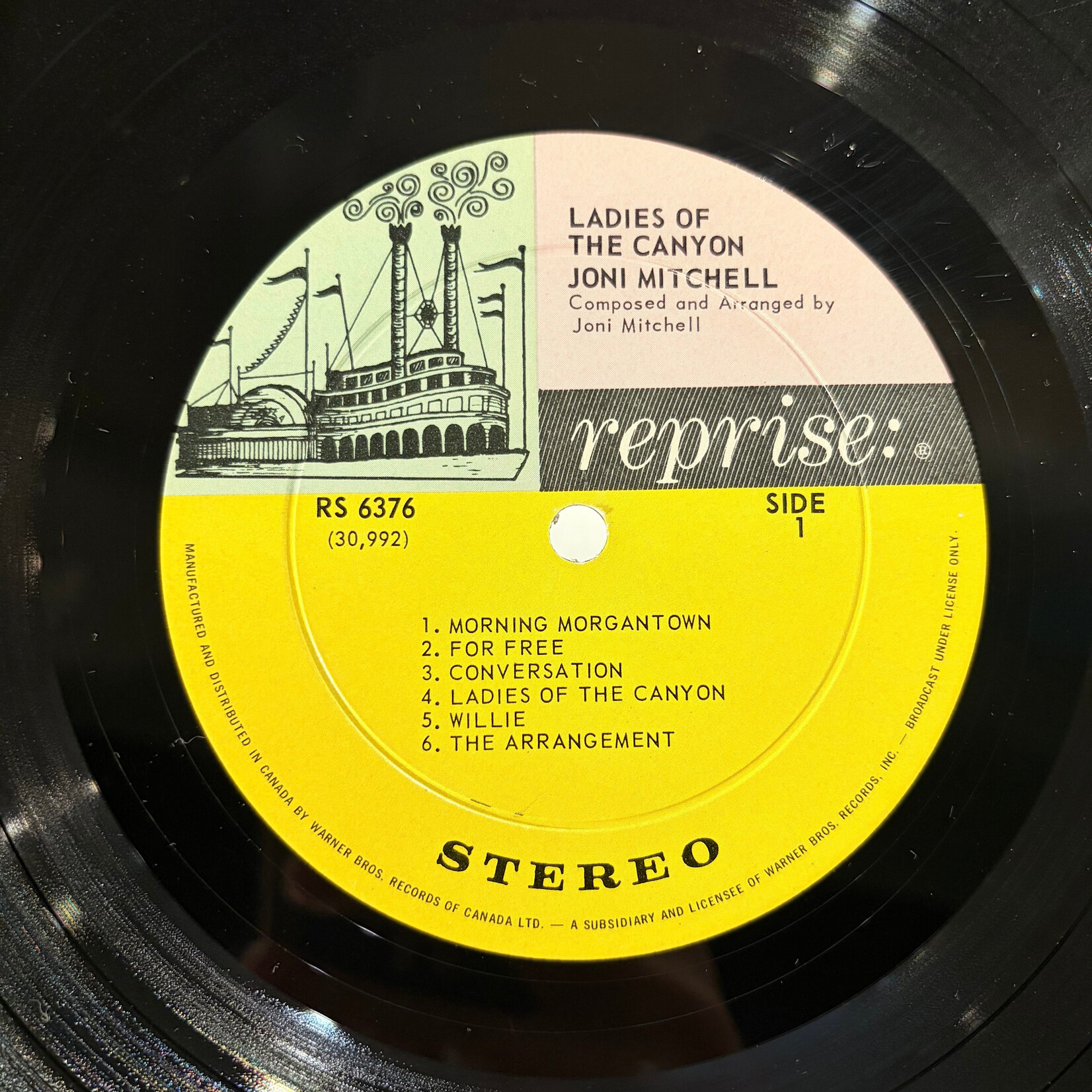 Mitchell, Joni: Ladies of the Canyon (1970, Canada, tri-colour Reprise, VG+) [REPRISE]