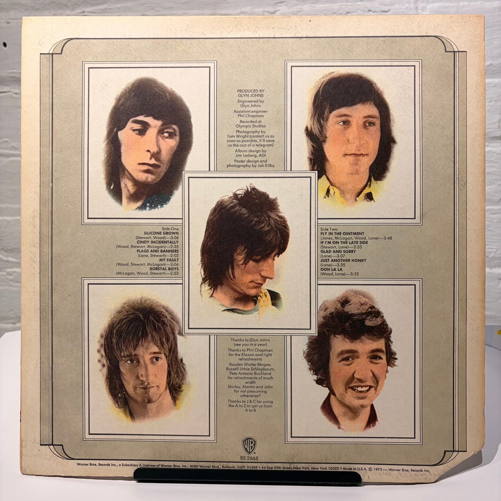 Faces: Ooh La La (1973, USA, with insert, VG+) [WARNER]
