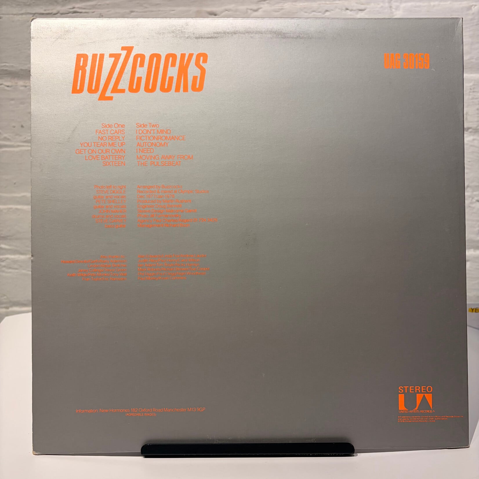 [Kollectible Vinyl] Buzzcocks: Another Music In A Different Kitchen (1978, UK, w/ inner, Porky Prime Cut, Ex) [UNITED ARTISTS]